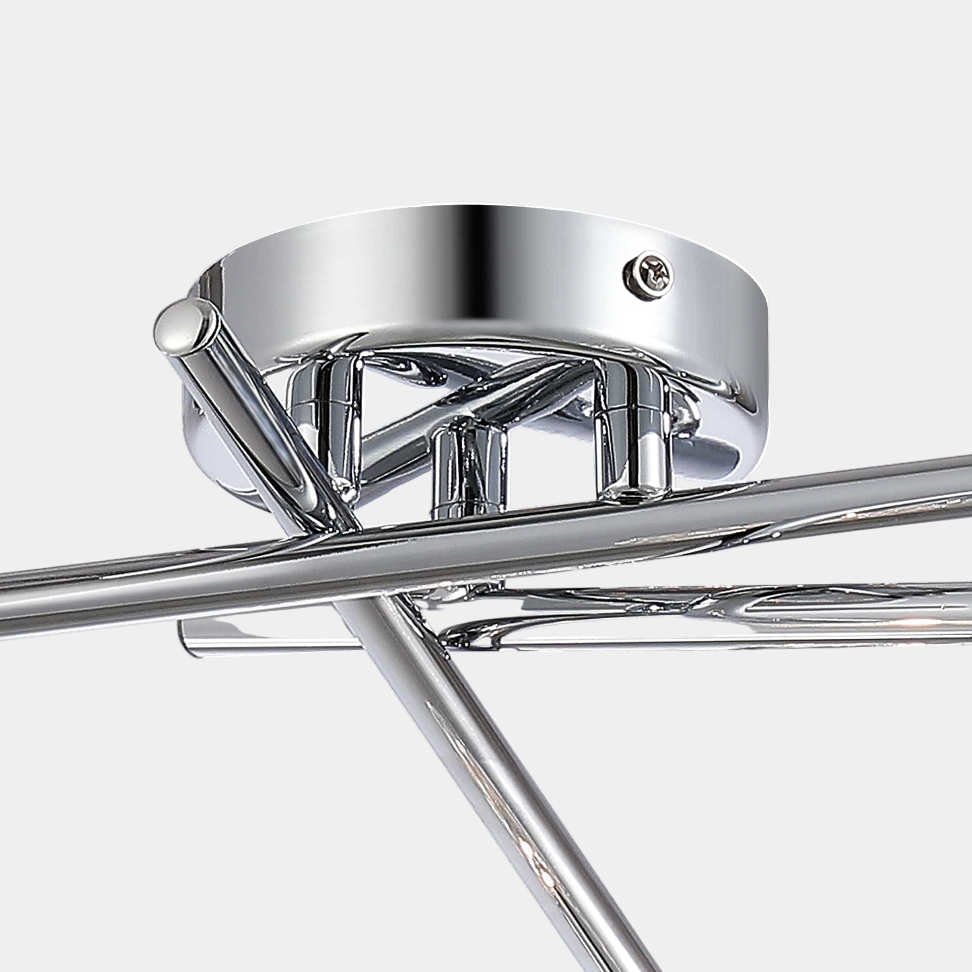 Ardice Chrome 3 Light Flush