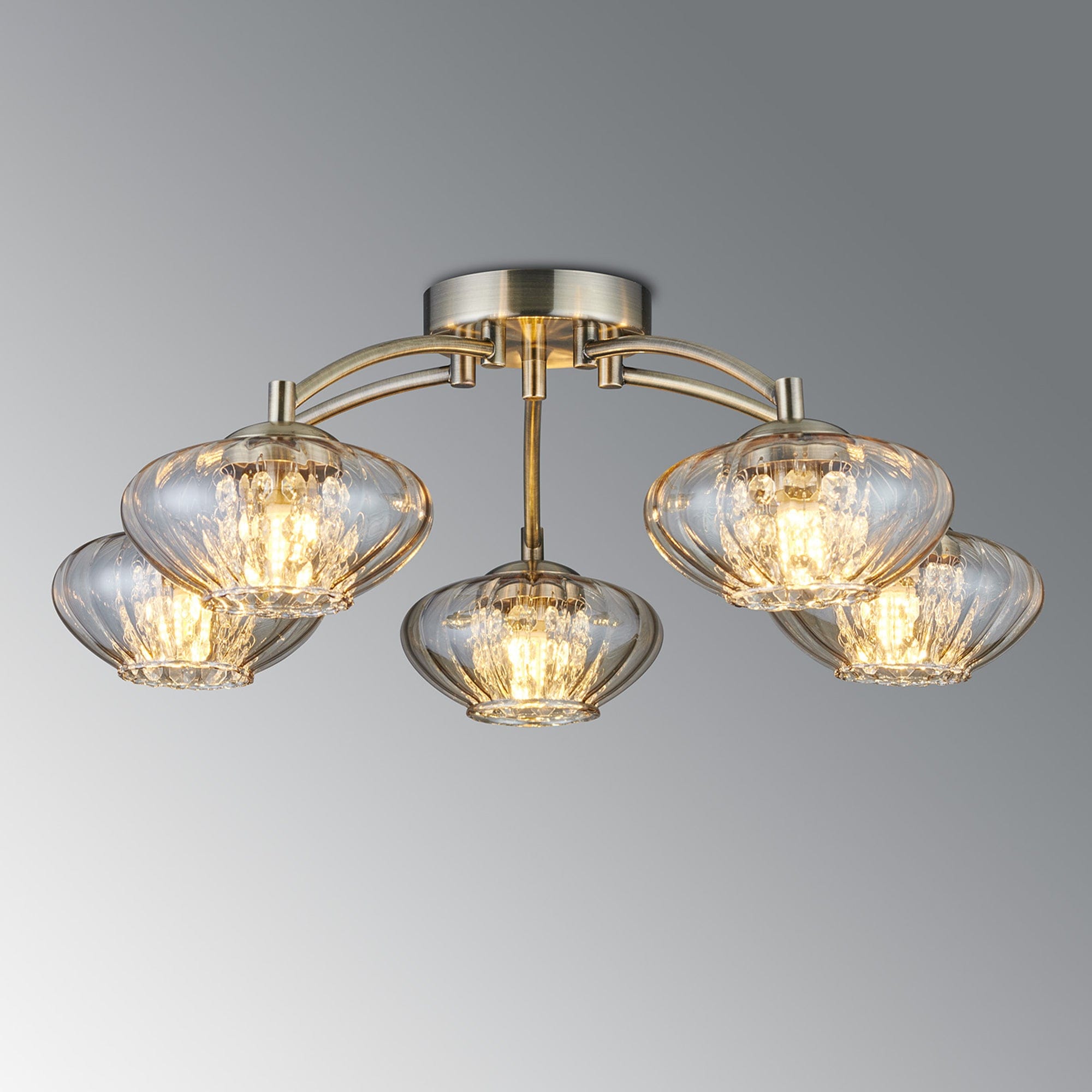 Aydan Antique Brass - Ceiling Light