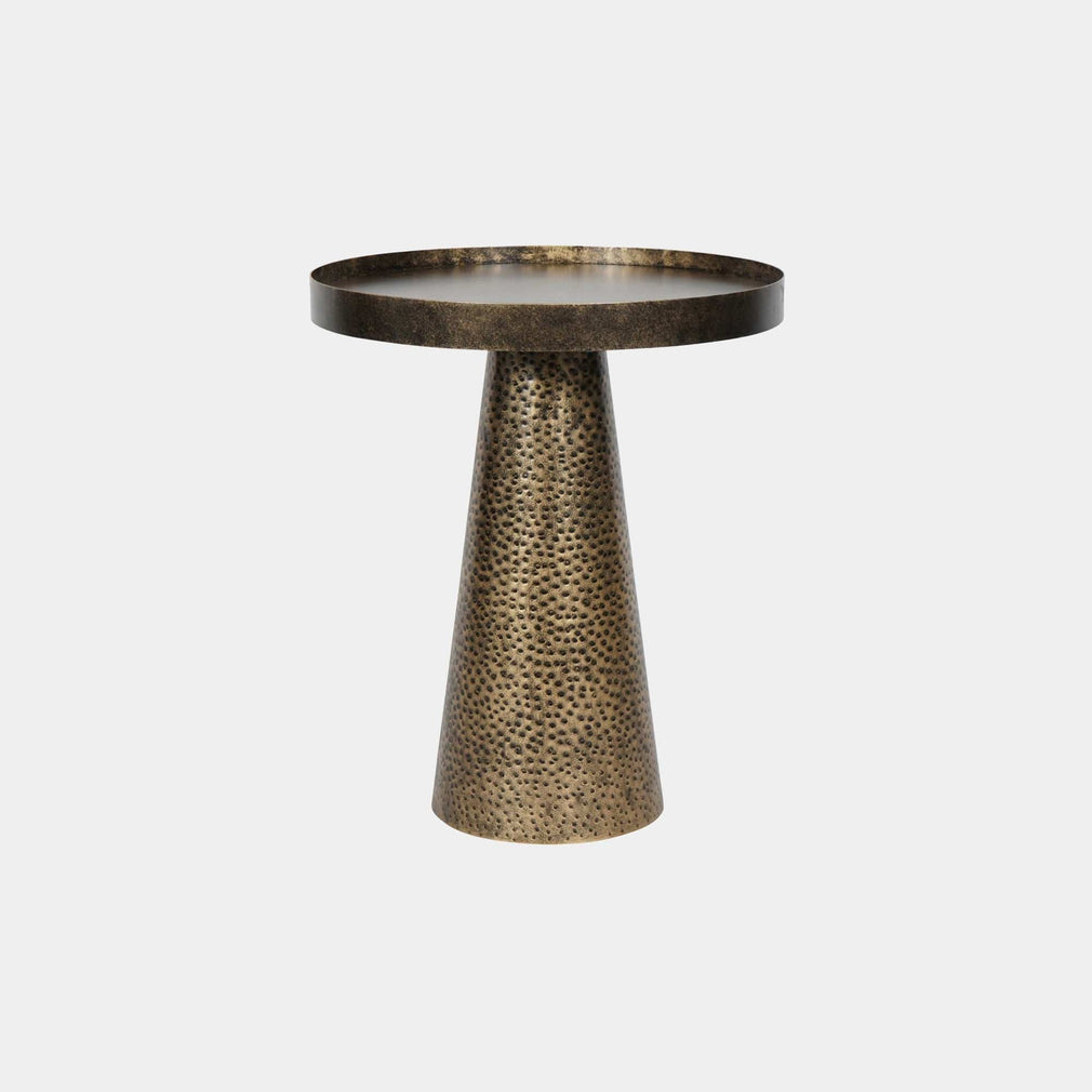Carmel - Side Table In Rustic Antique Gold