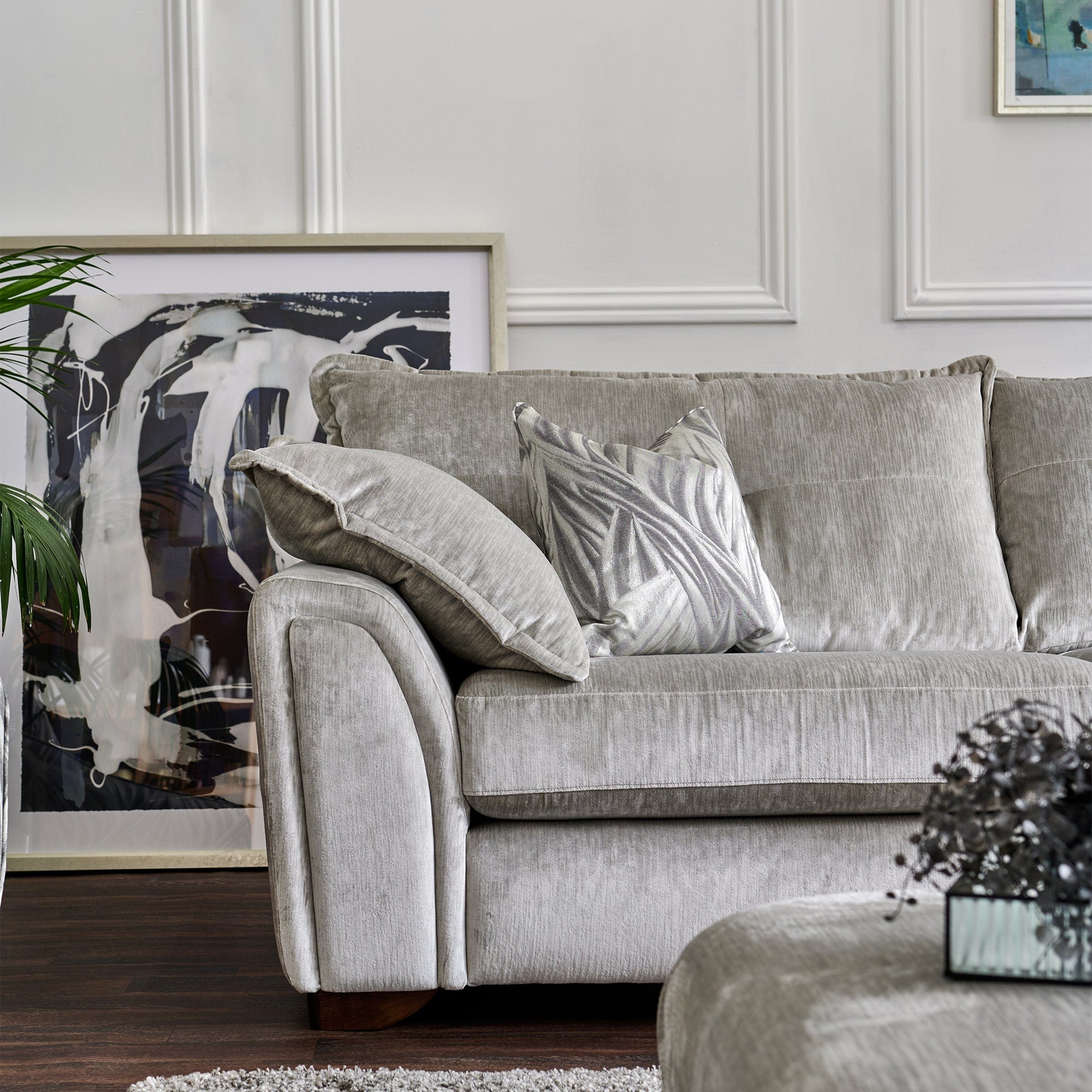 Lola - RHF Corner Group Sofa, Fabric