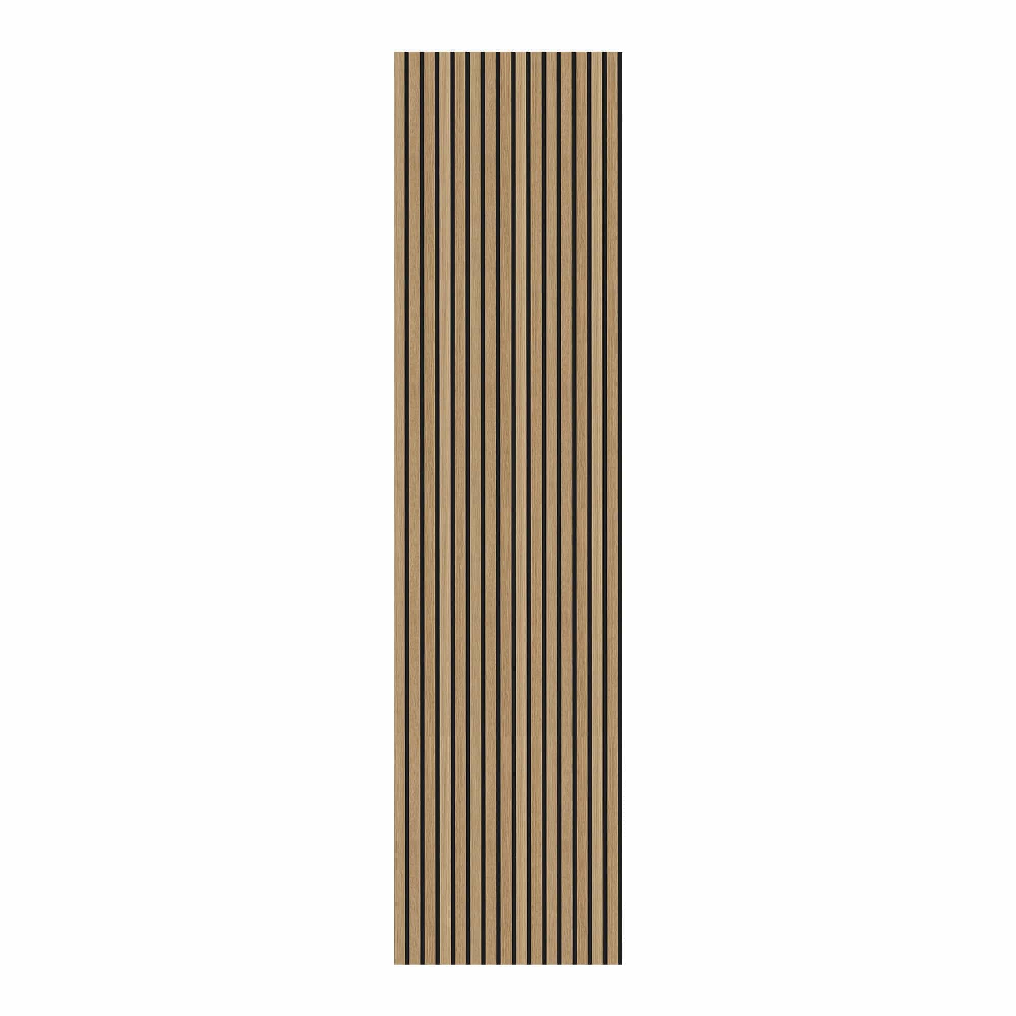 Decorative Acoustic Slat Wall Panel - Natural Oak