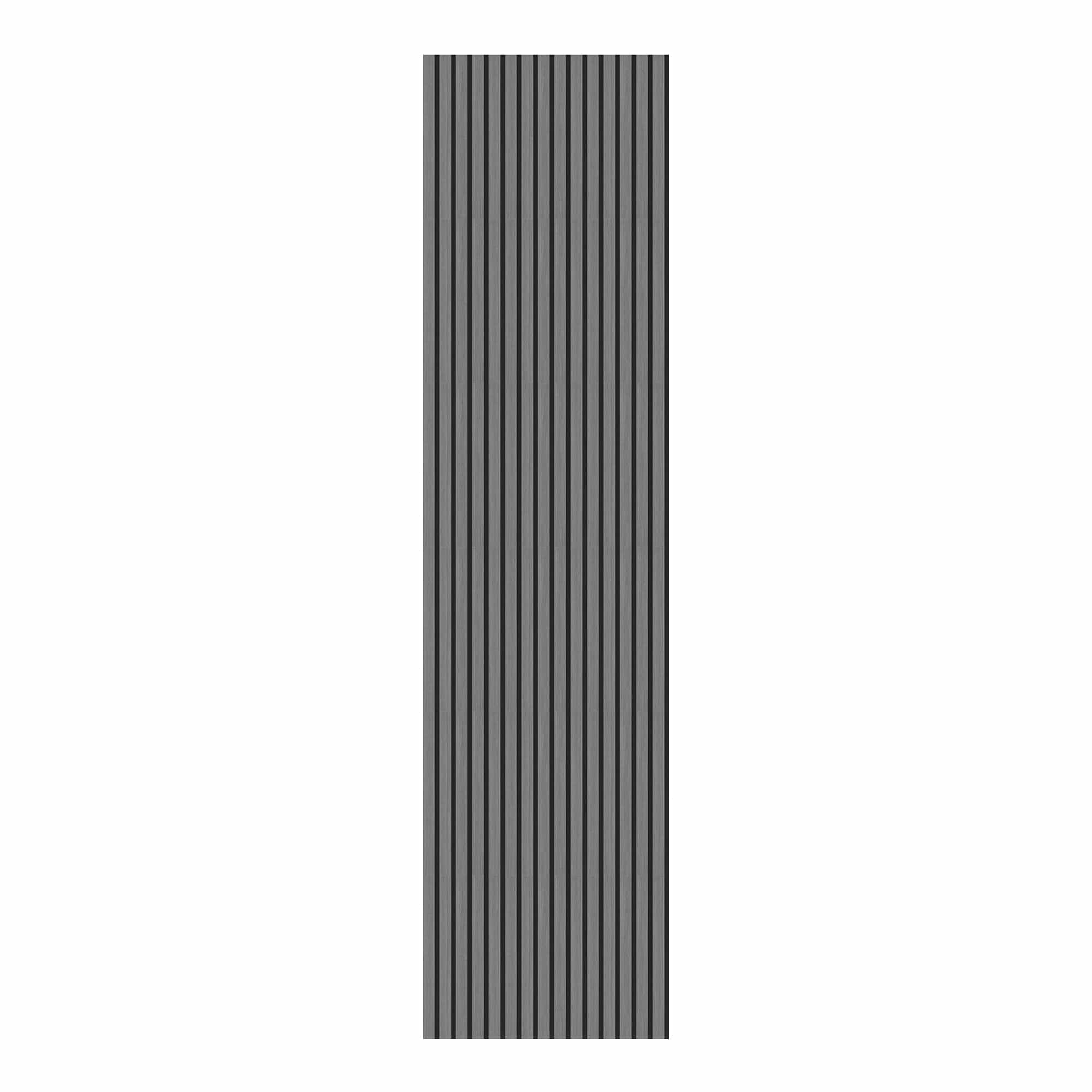 Decorative Acoustic Slat Wall Panel - Light Grey