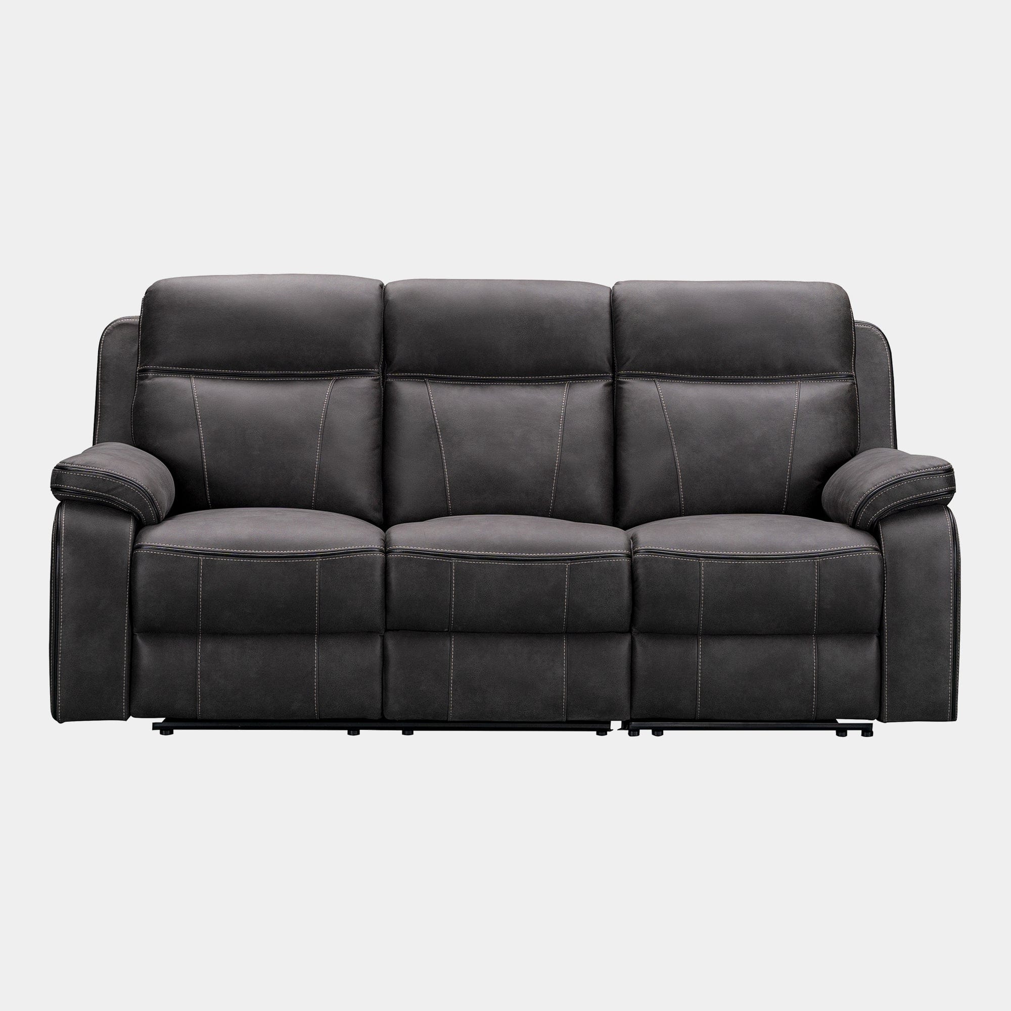 Atlanta - 3 Seat Power Recliner Sofa In Atlanta Linen Fabric