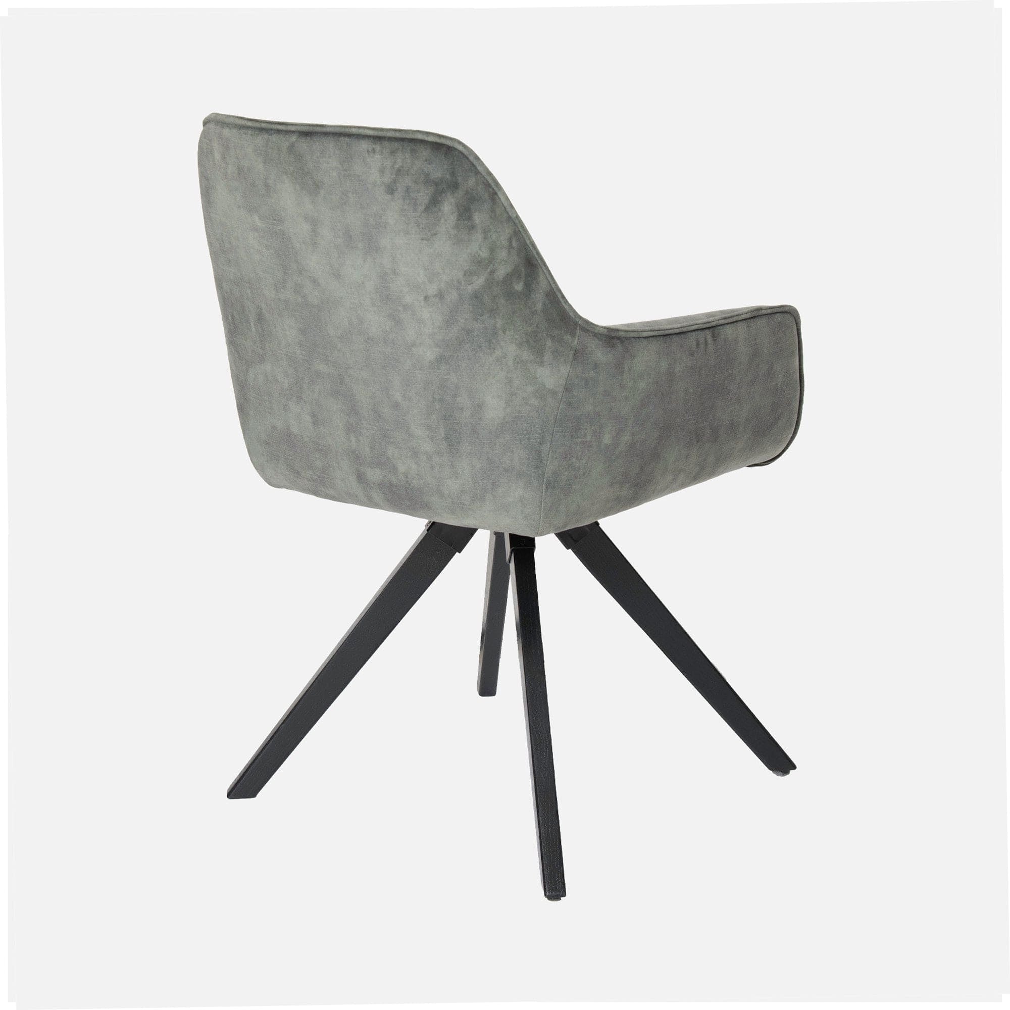 Elara - Swivel Dining Chair, Fabric