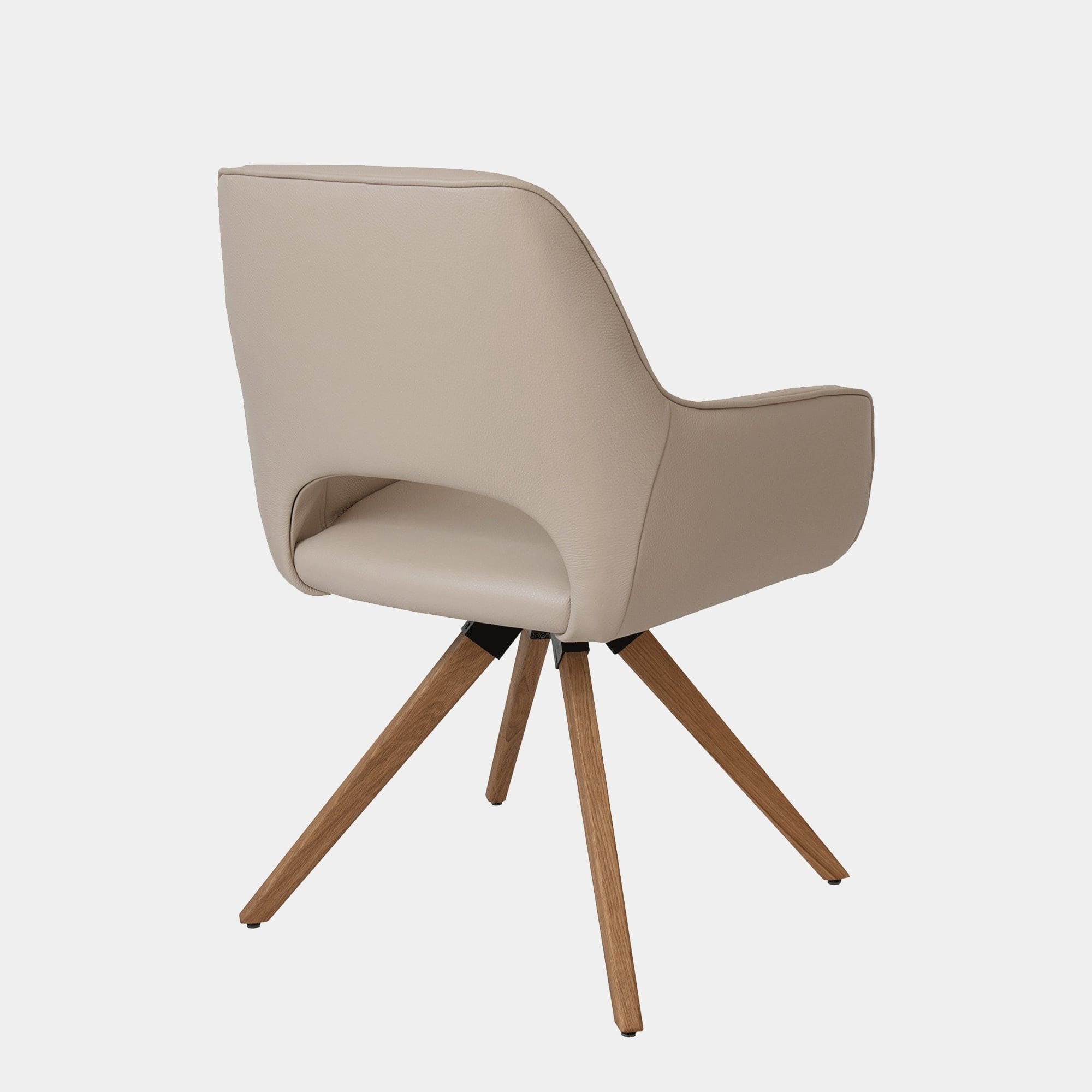 Luna - Swivel Dining Chair, Leather