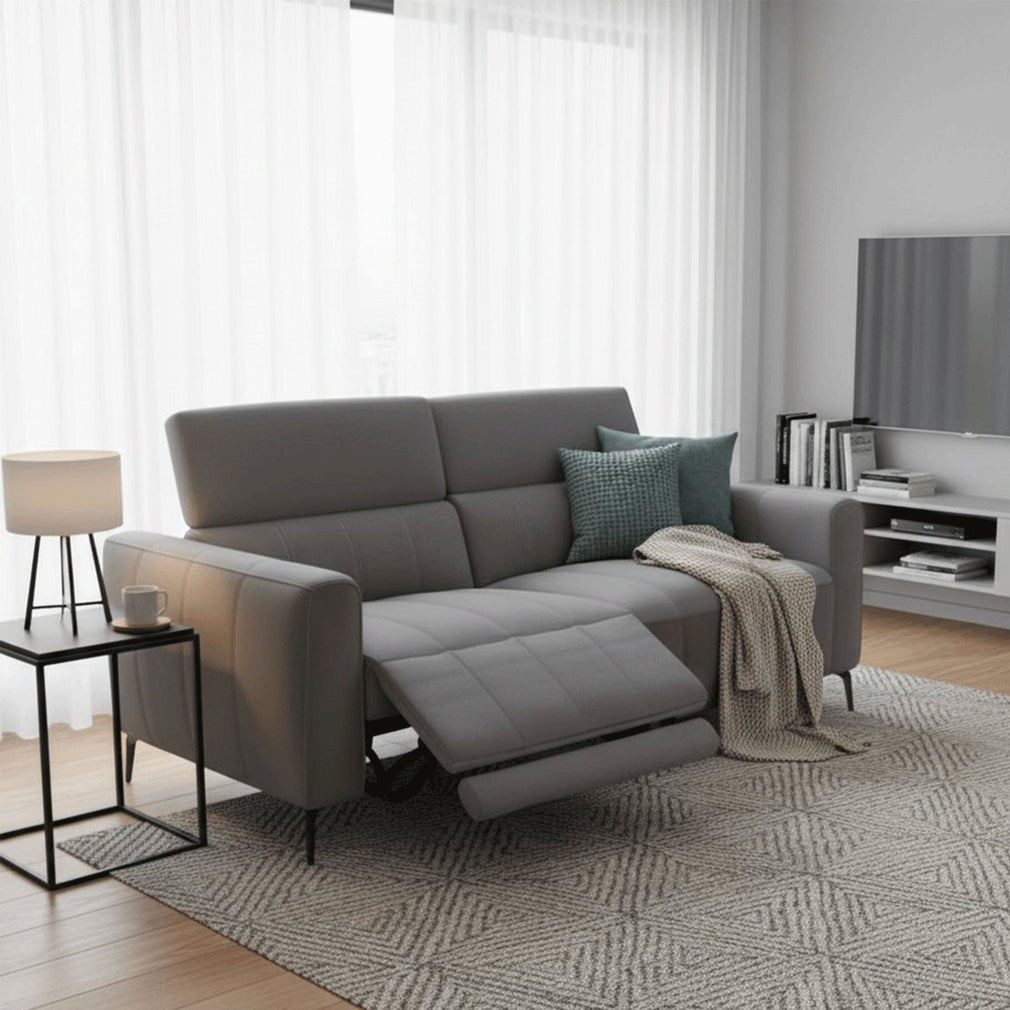 2 Seat Sofa With 2 Power Recliners & USB Toggle Switch In Fabric