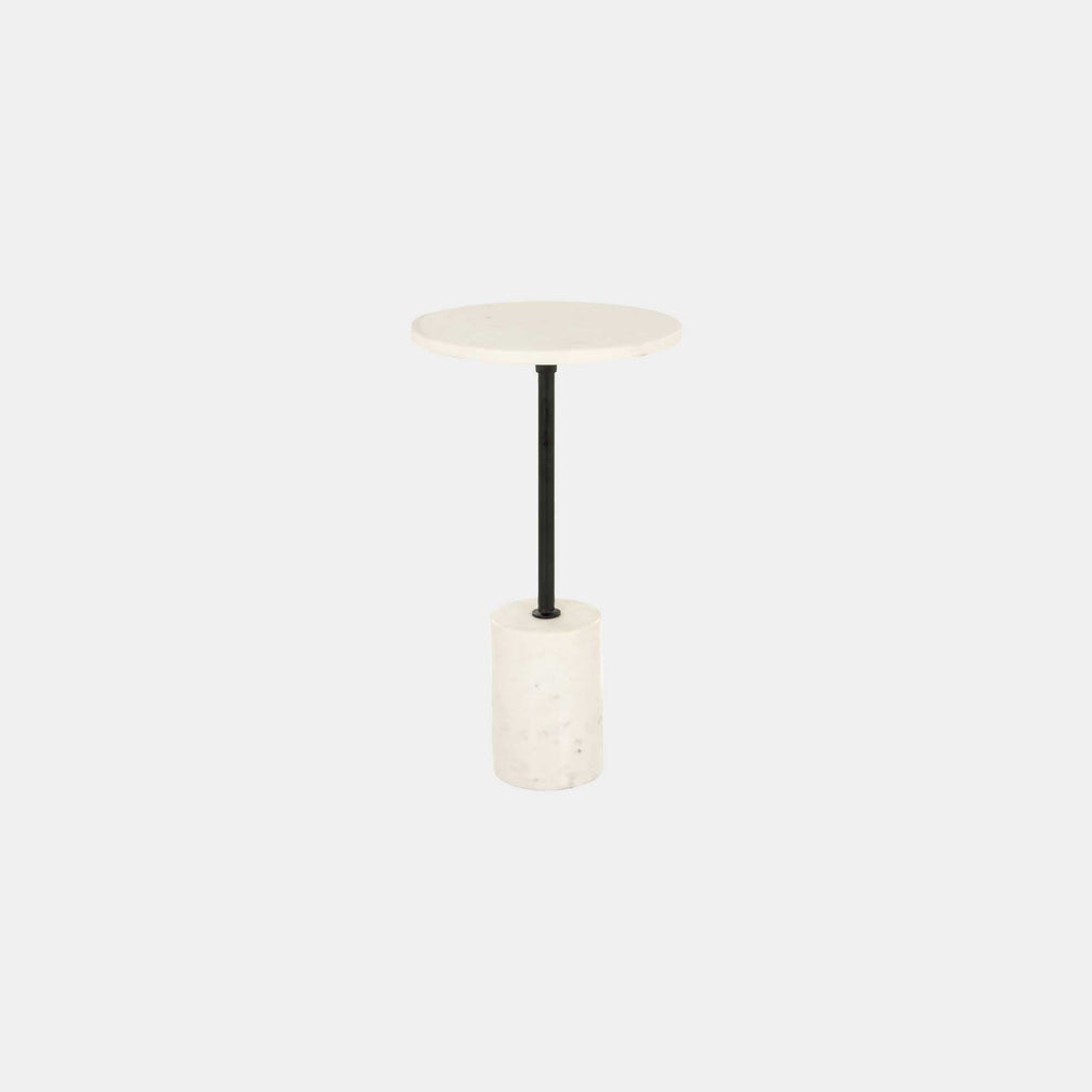 Donna - Side Table In Marble Finish