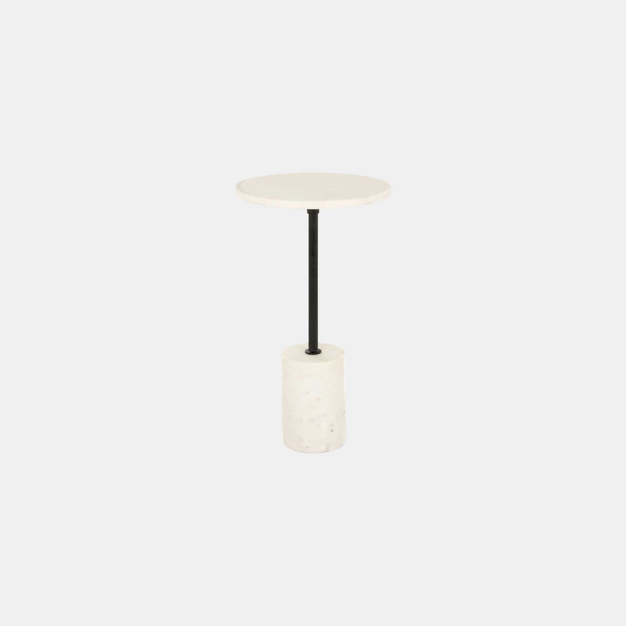Donna - Side Table In Marble Finish