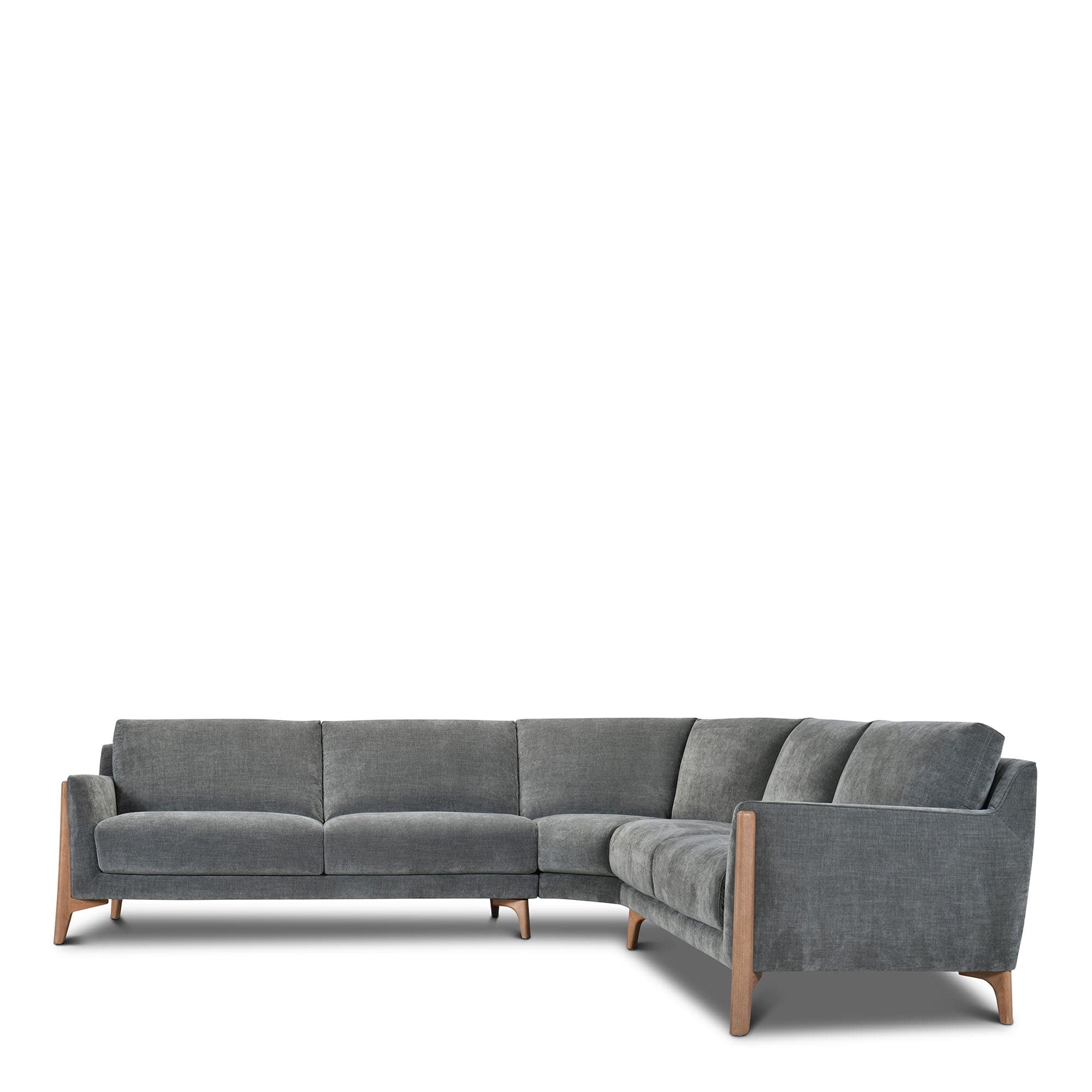 3 Corner 3 Group In Fabric Grade BSF30 With Weathered Birch Leg