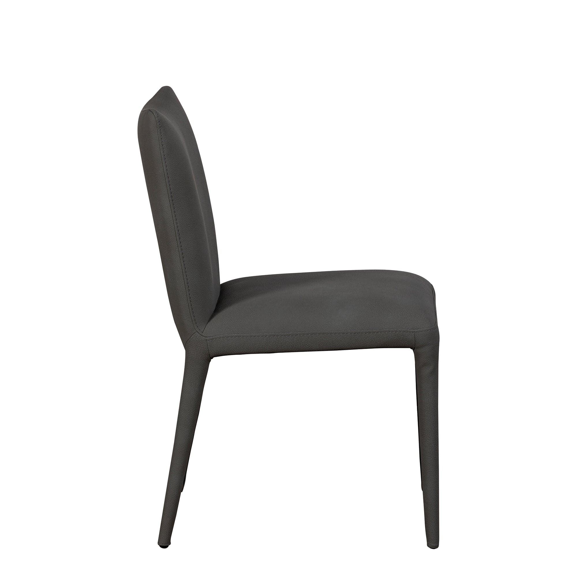 Archie - Dining Chair In PU Dark Grey