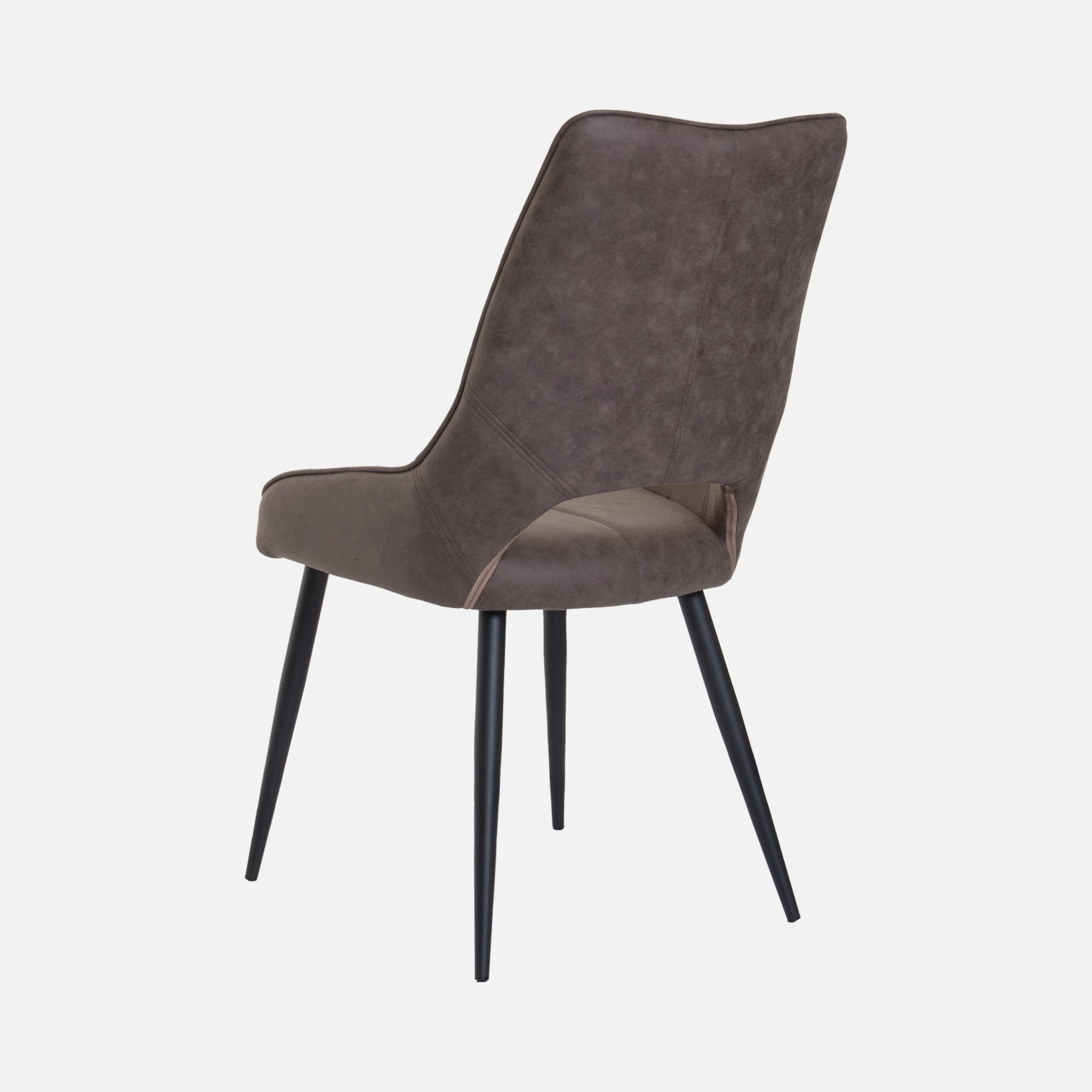 Marco - Dining Chair, Fabric Vintage Brown