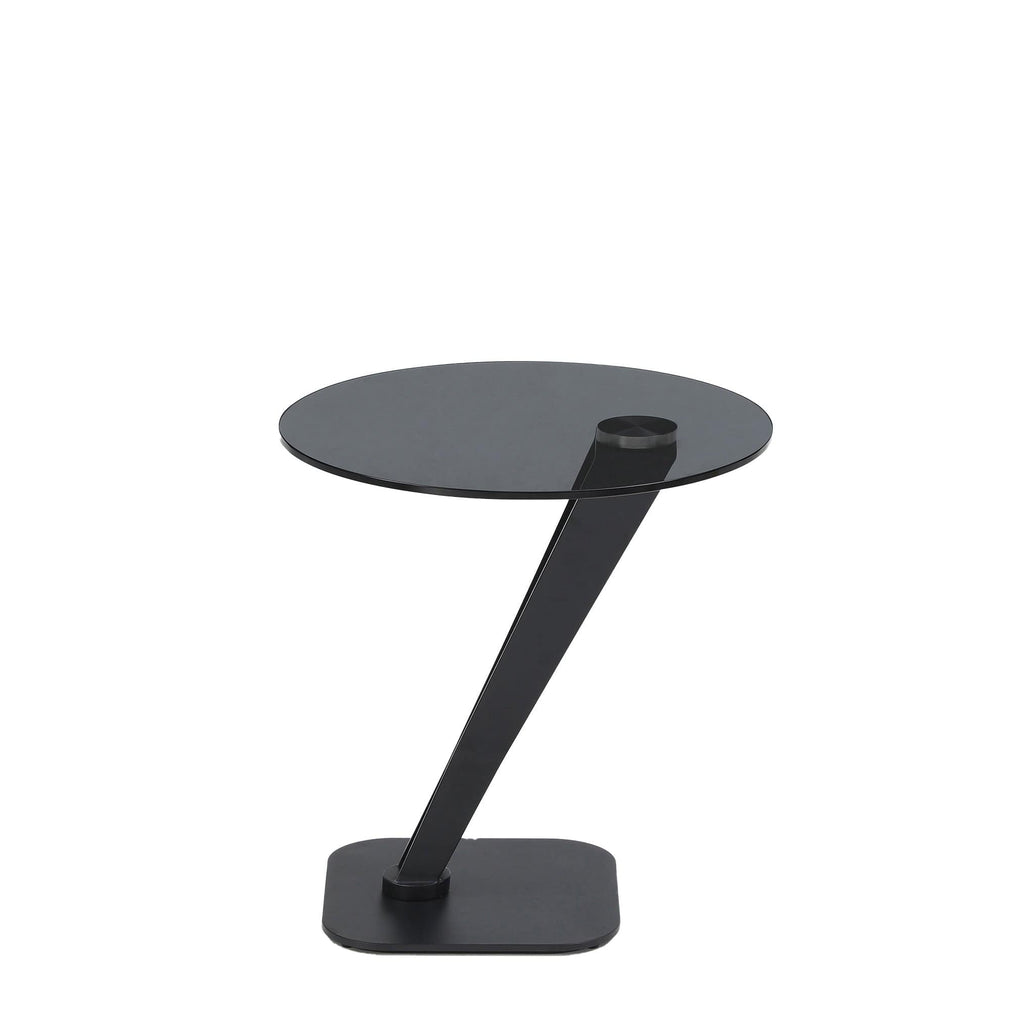 Plato - Lamp Table Smoked Glass