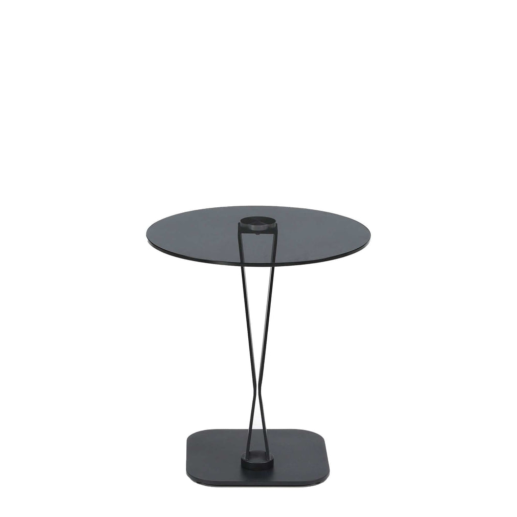Plato - Lamp Table Smoked Glass