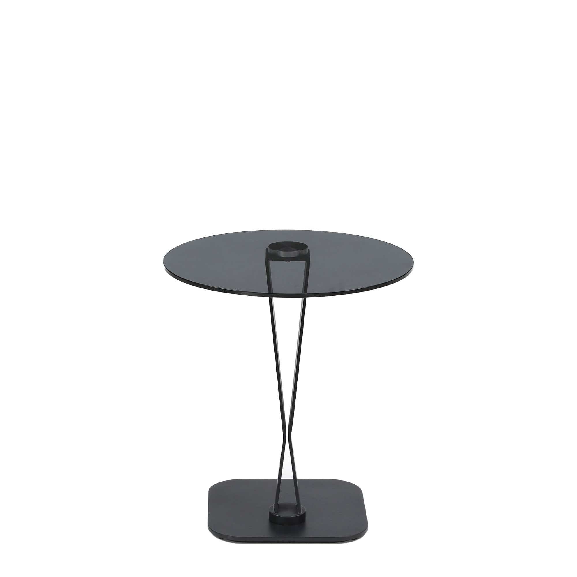 Plato - Lamp Table Smoked Glass