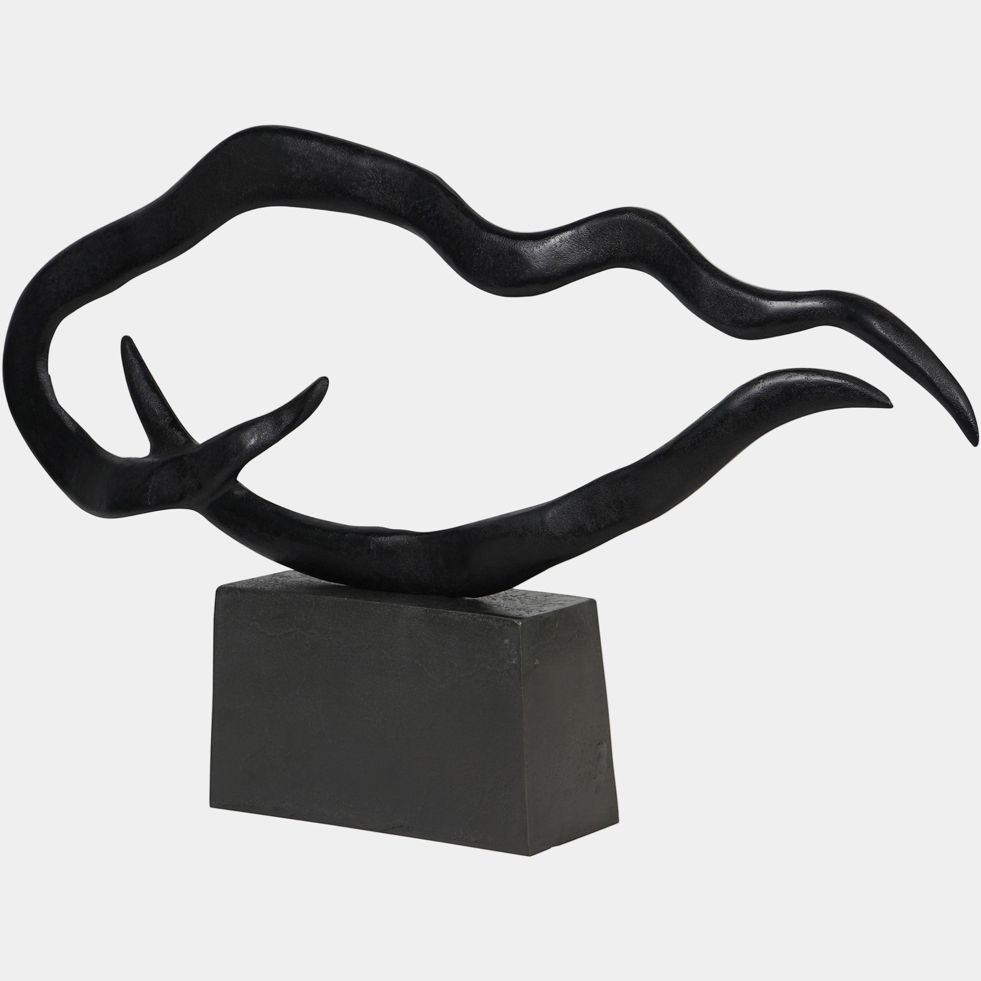 Isla - Large Black Sculpture