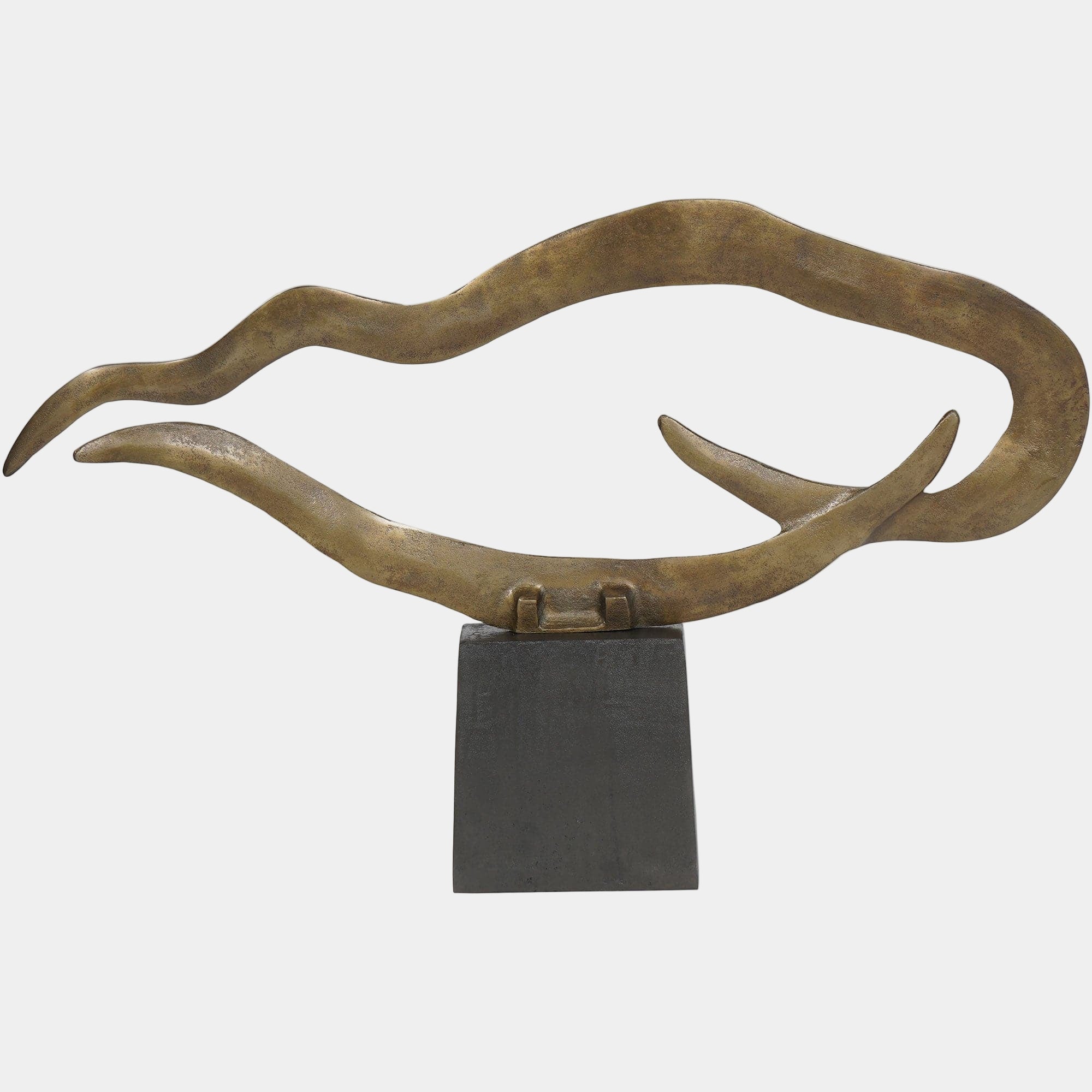 Isla - Small Brass Sculpture