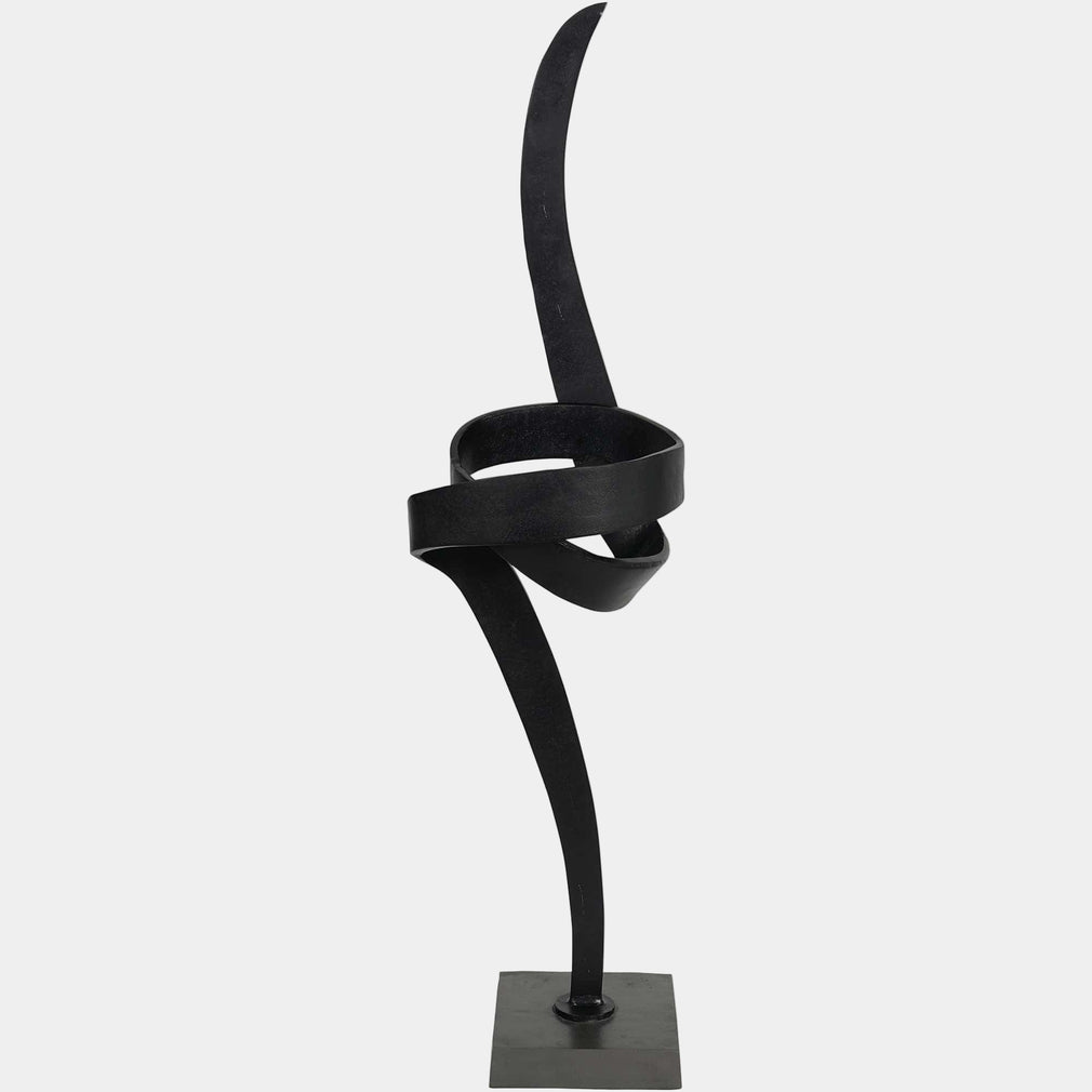 Joshua - Black Sculpture