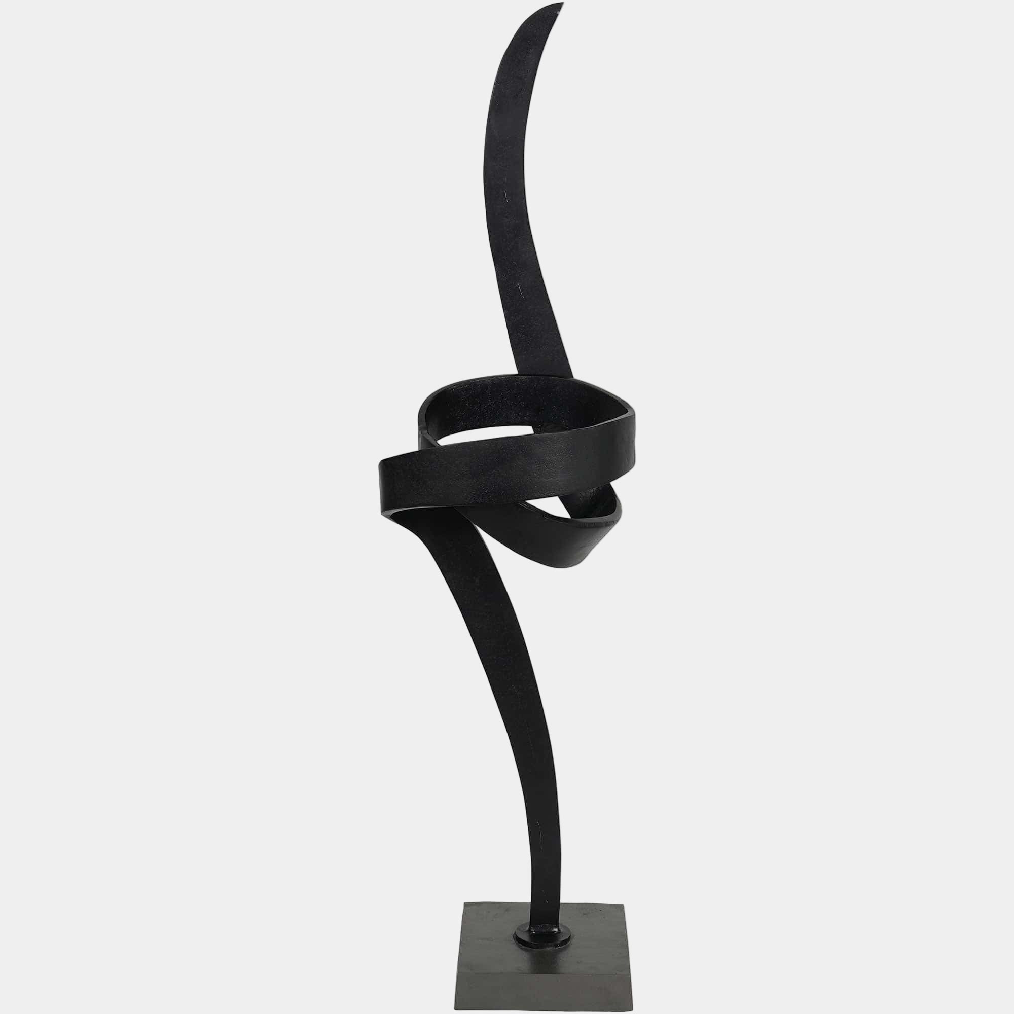 Joshua - Black Sculpture
