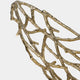 Twig - Large Gold Oval Bowl