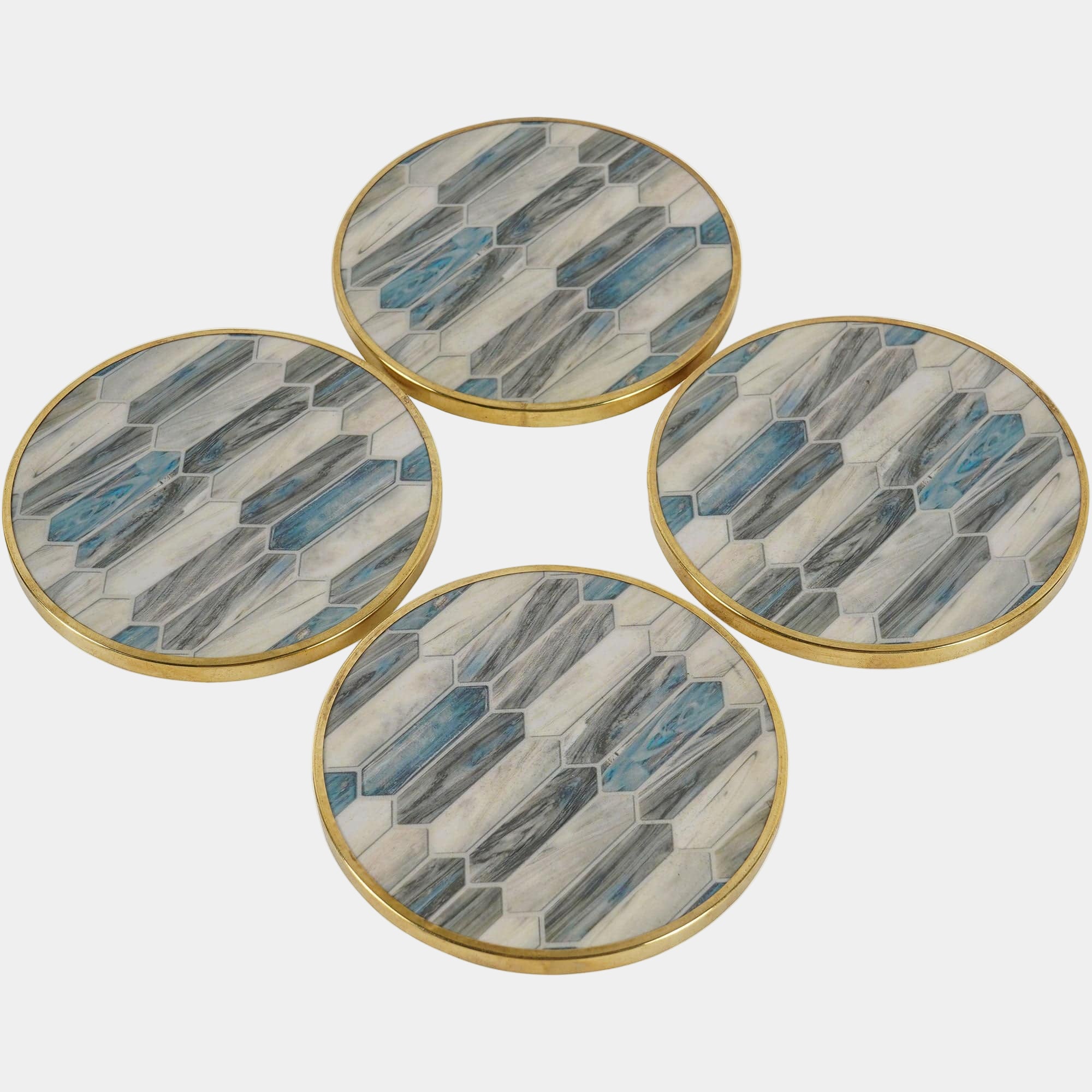 Juliette - Set of 4 Mosaic Coasters