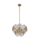 Alexi - Gold 5 Light Glass Ceiling Pendant