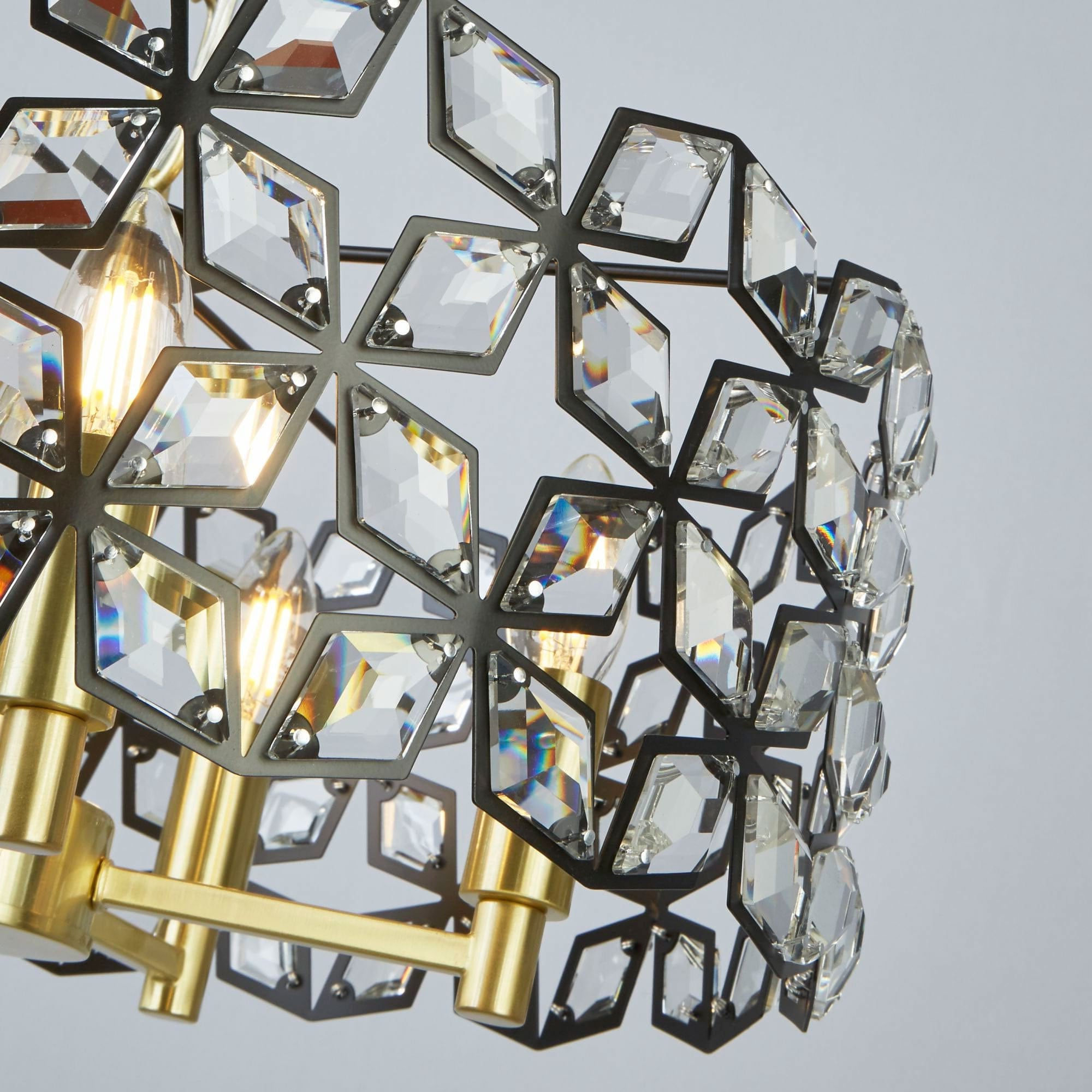 Reeva Black & Gold - Pendant Ceiling Light