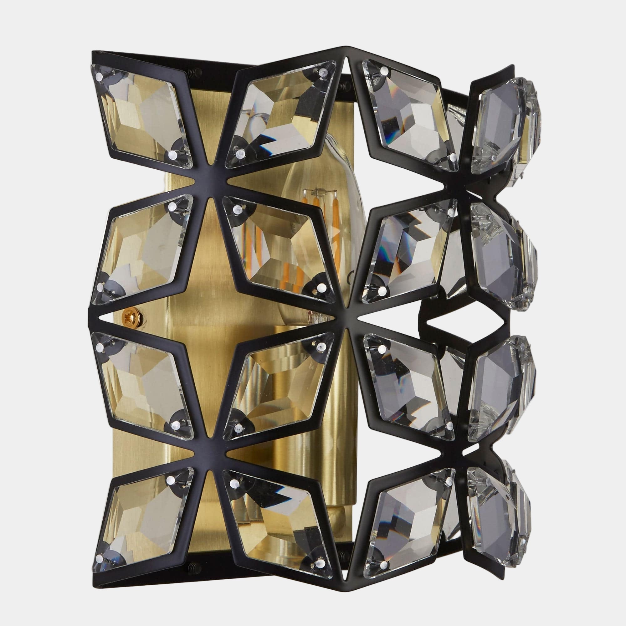 Reeva Black & Gold - Wall Light