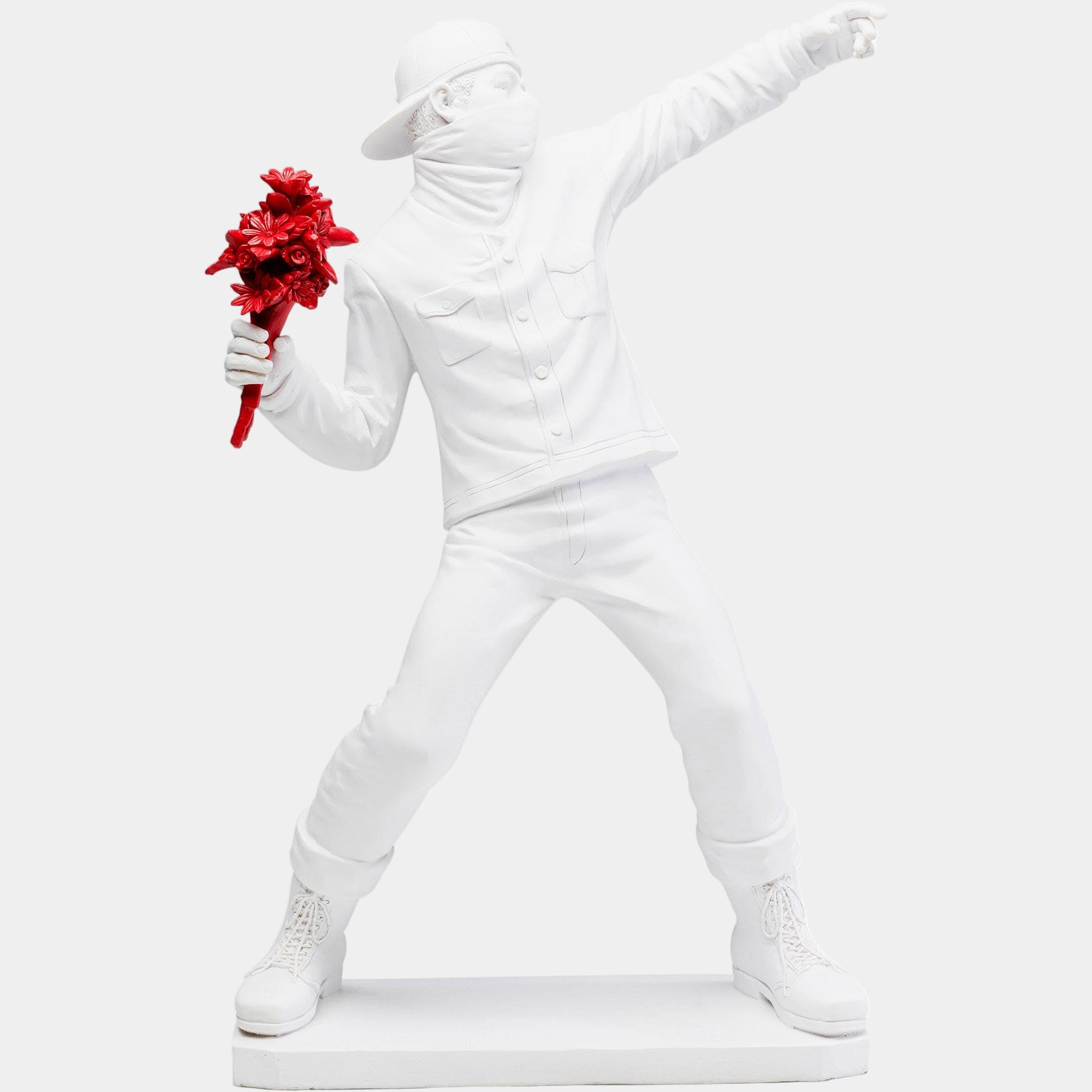 White Street Art Bouquet