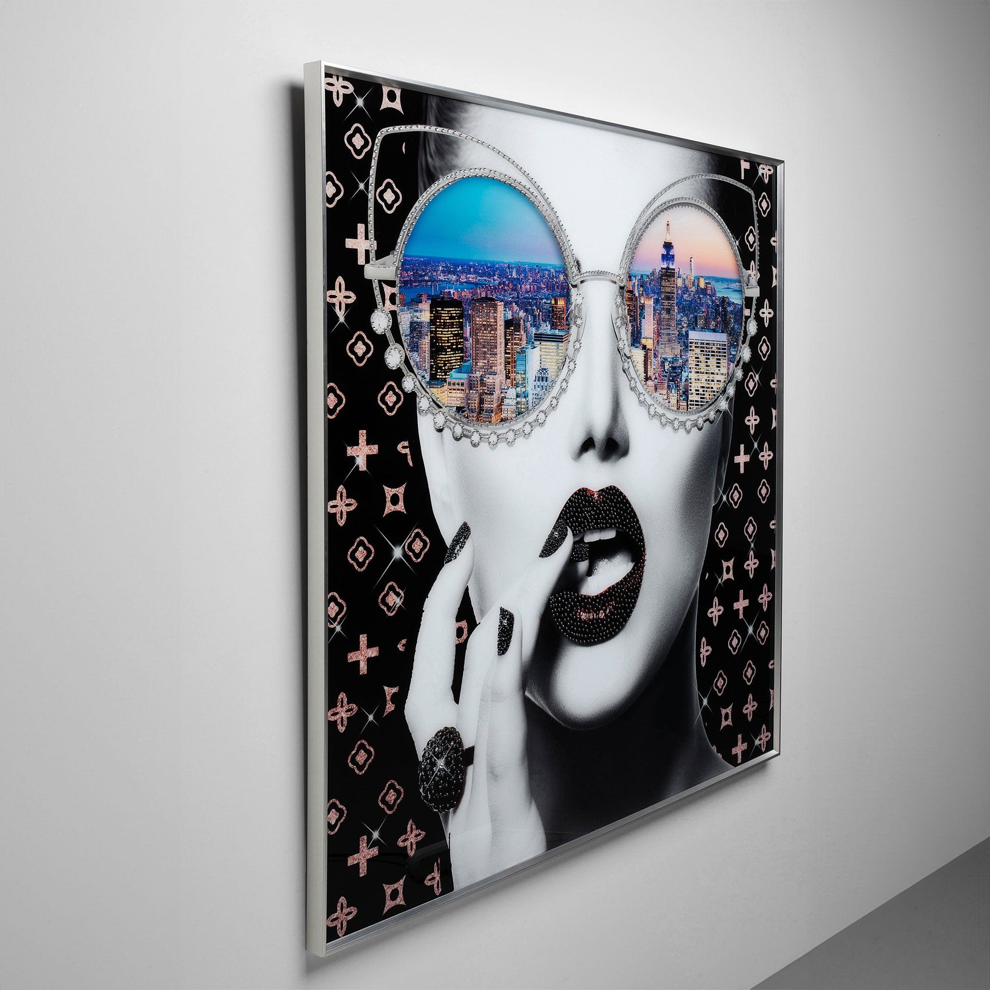 New York View - Framed Wall Art Print