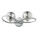 Santorini - Polished Chrome & Smoked Glass Wall Light