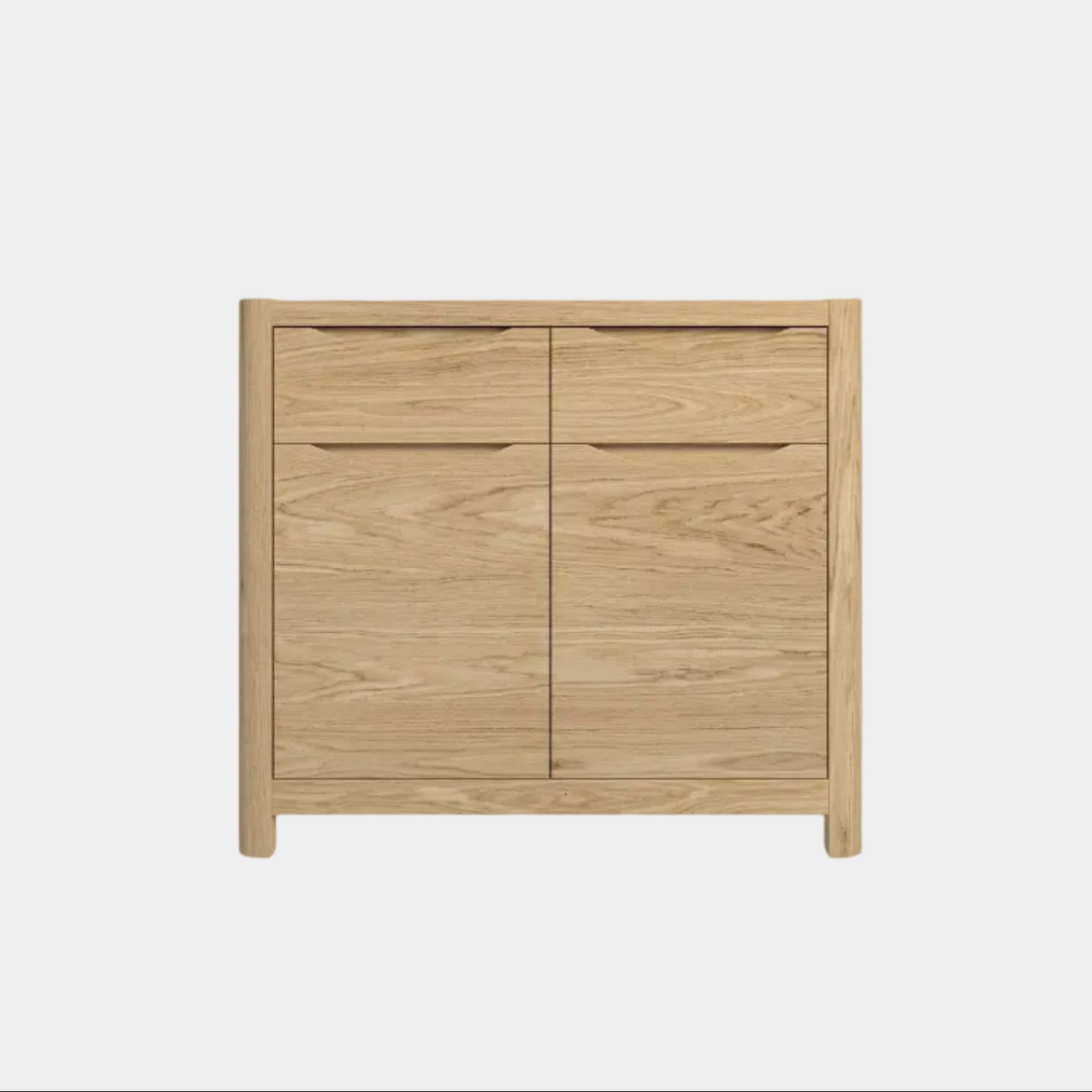 Arden - 2 Door Small Sideboard, Solid Oak