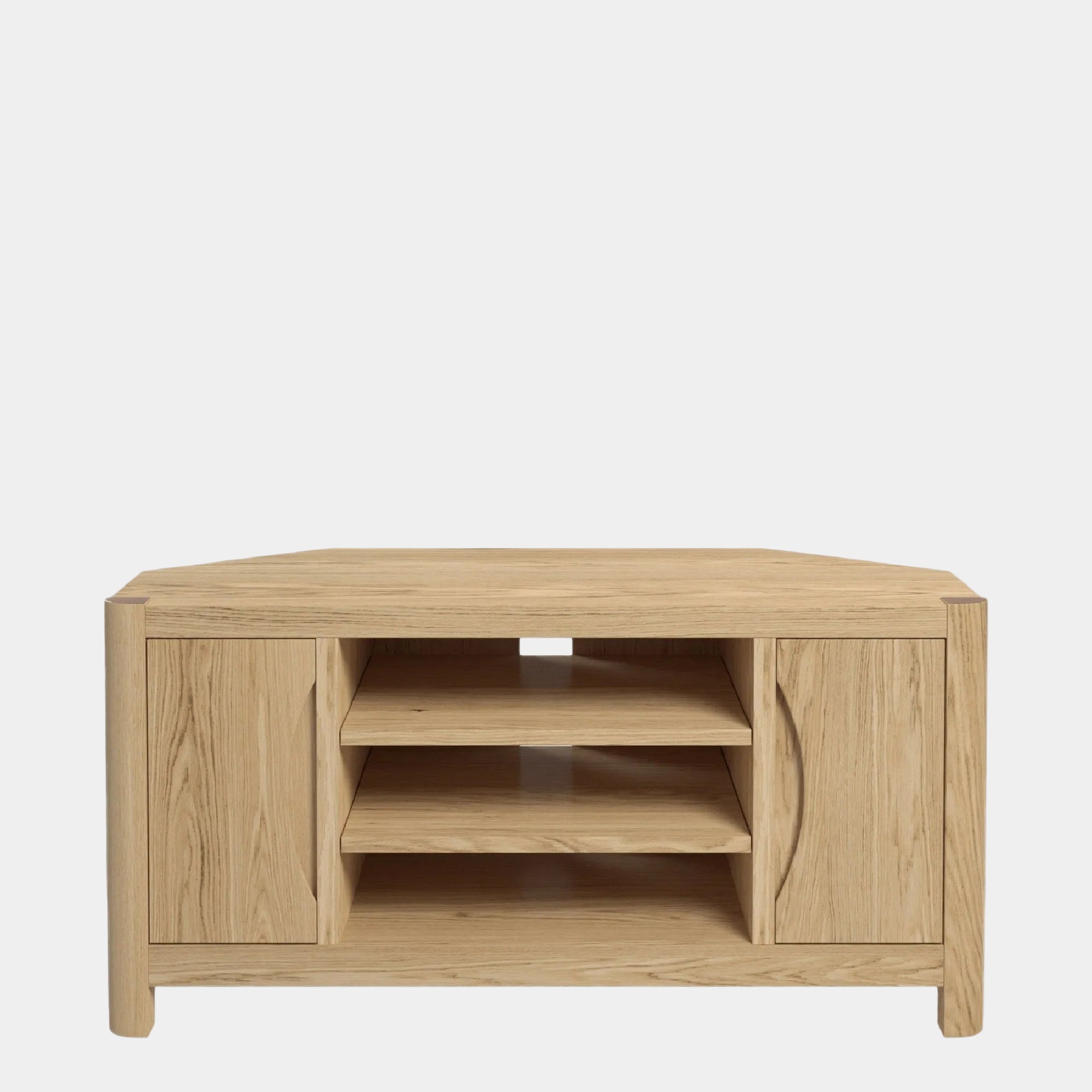 Arden - Solid Oak Corner TV Unit