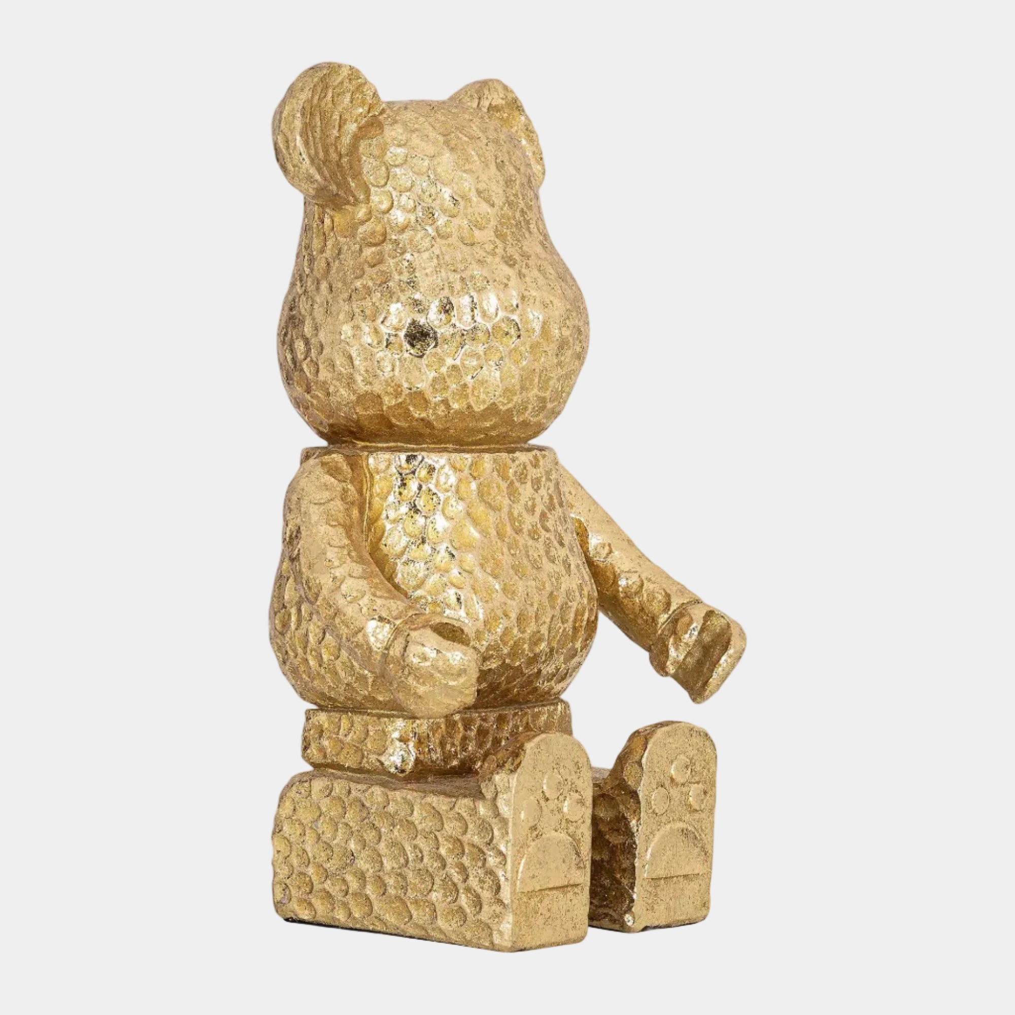 Aurelio - Gold Bear Sculpture