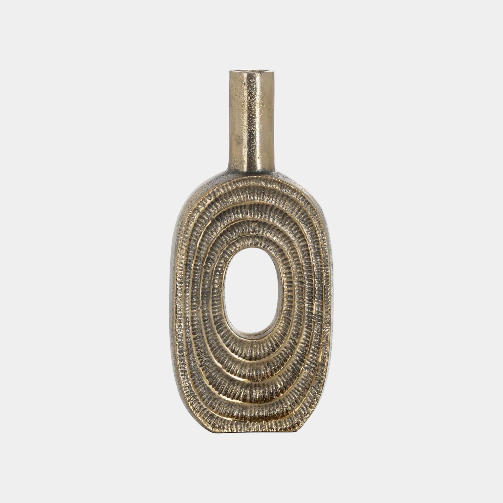 Giorgiou - Small Brushed Gold Vase