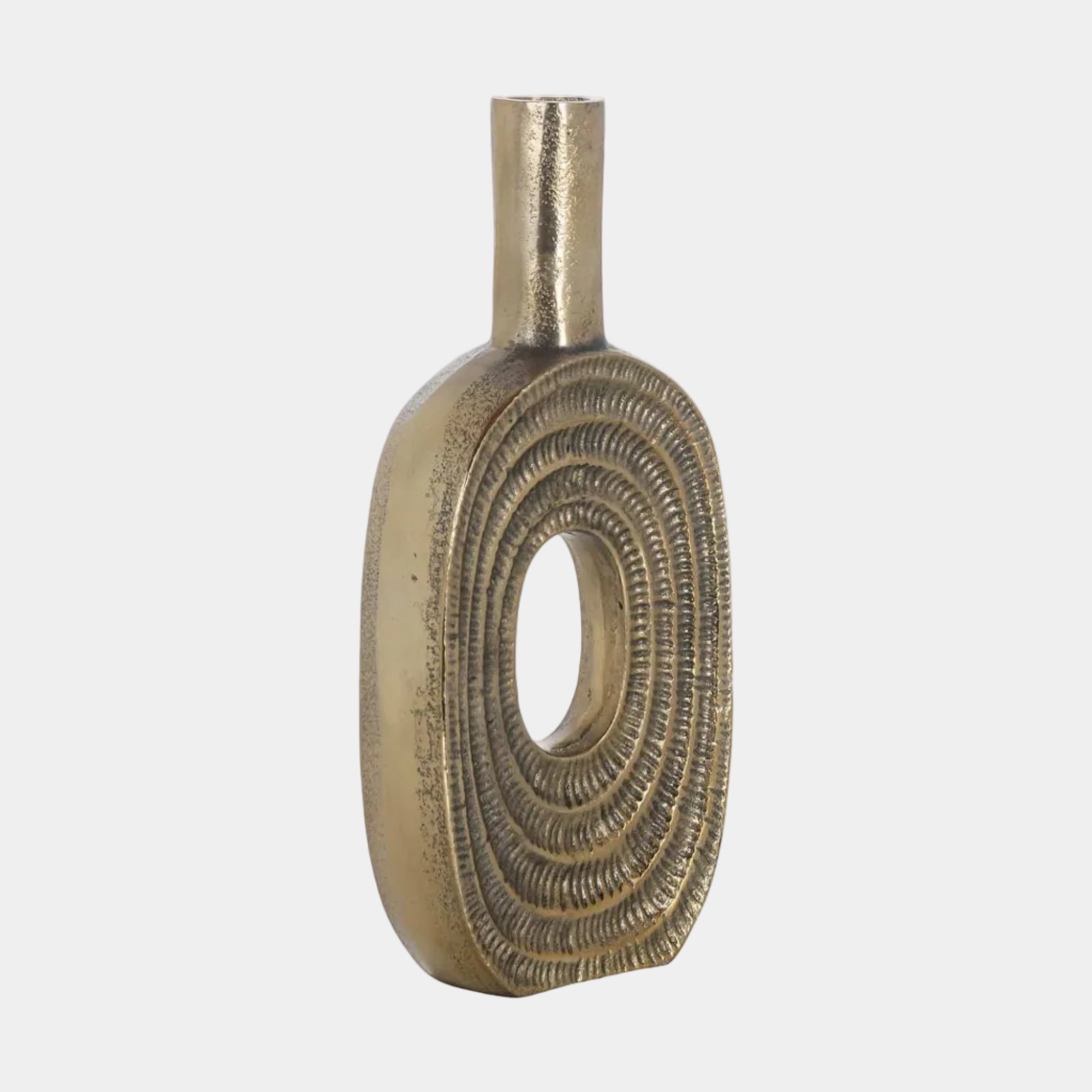 Giorgiou - Brushed Gold Vase, Small