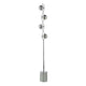 Santorini - Polished Chrome 4 Light Floor Lamp