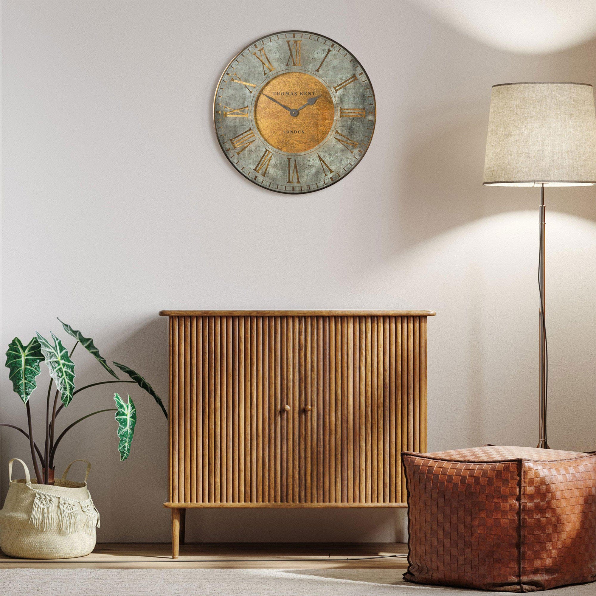 Florentine Star - Wall Clock Small