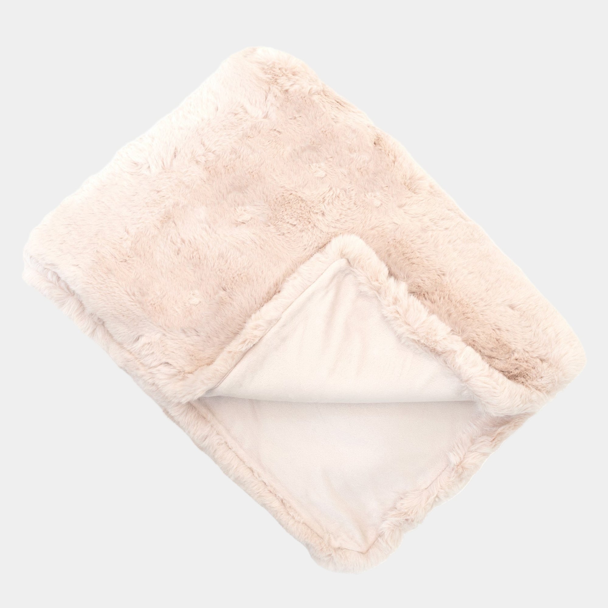 Randal Natural Faux Fur Throw