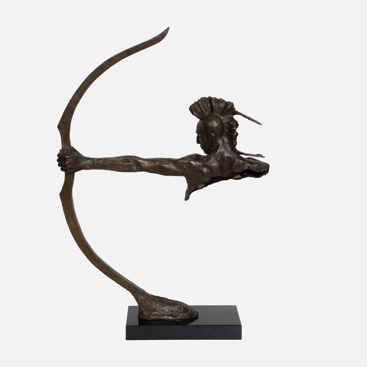 Huron - Abstract Sculpture, Bronze