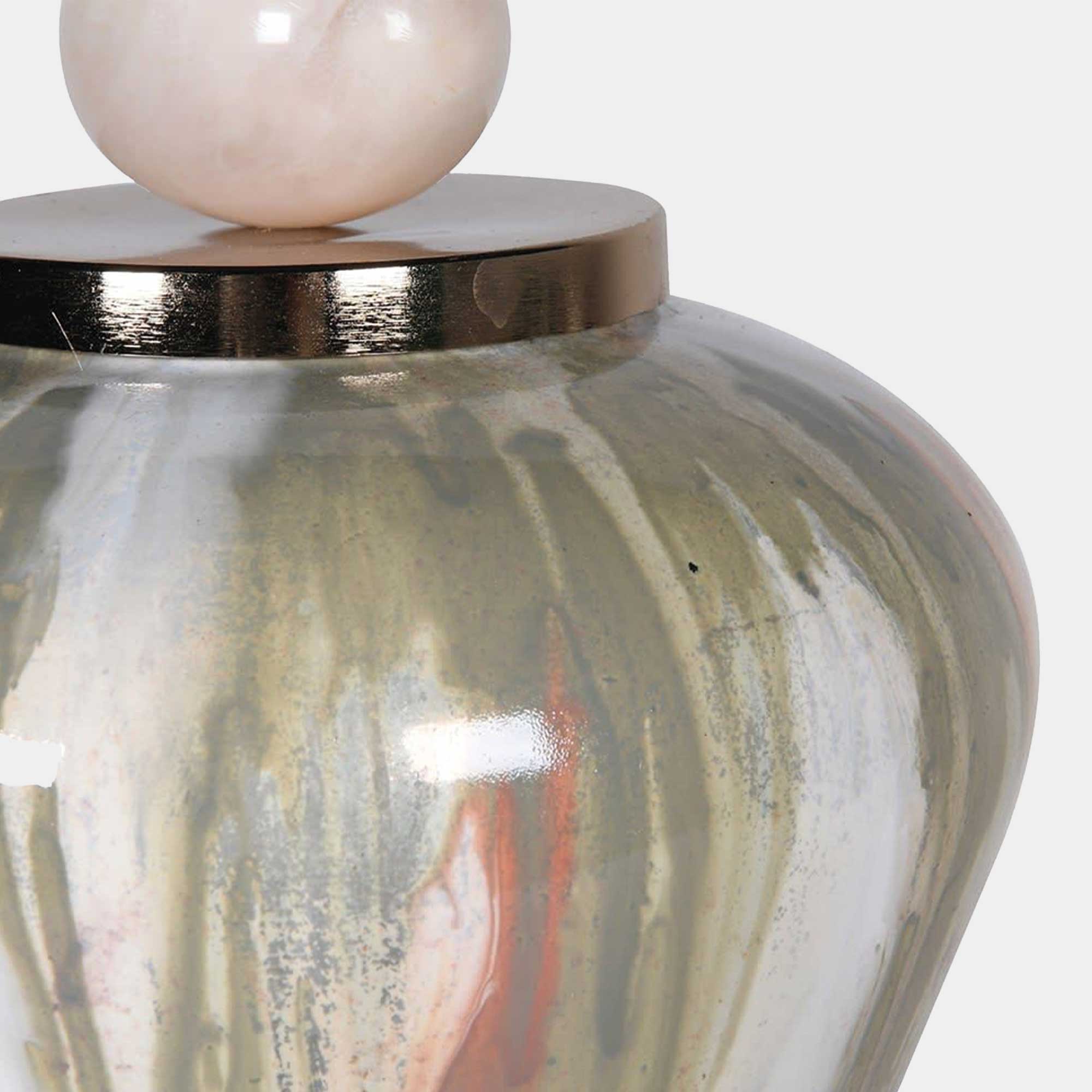 Hudson Green - Decorative Jar