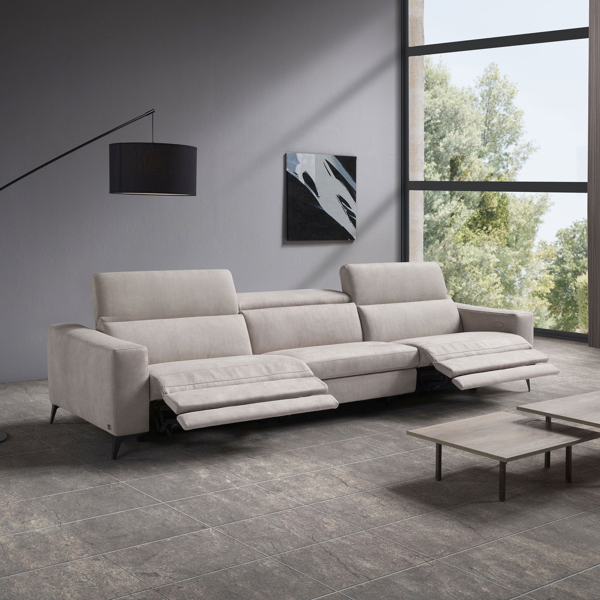 Barletta - Maxi 3 Seat Power Recliner Sofa, Fabric