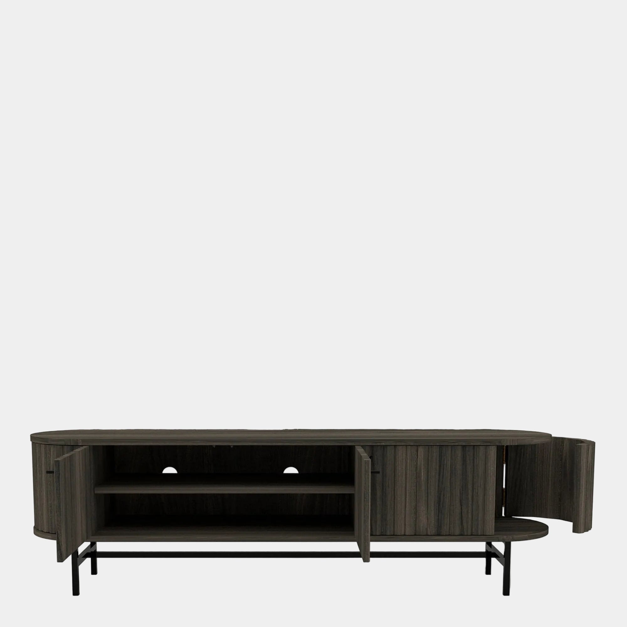 Thoren - Wooden 3 Door TV Unit