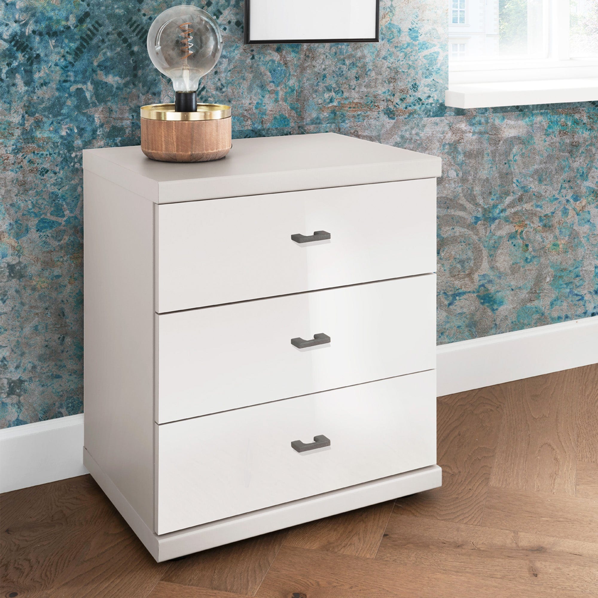 Lauderdale - 3 Drawer Bedside Tables, Set of 2