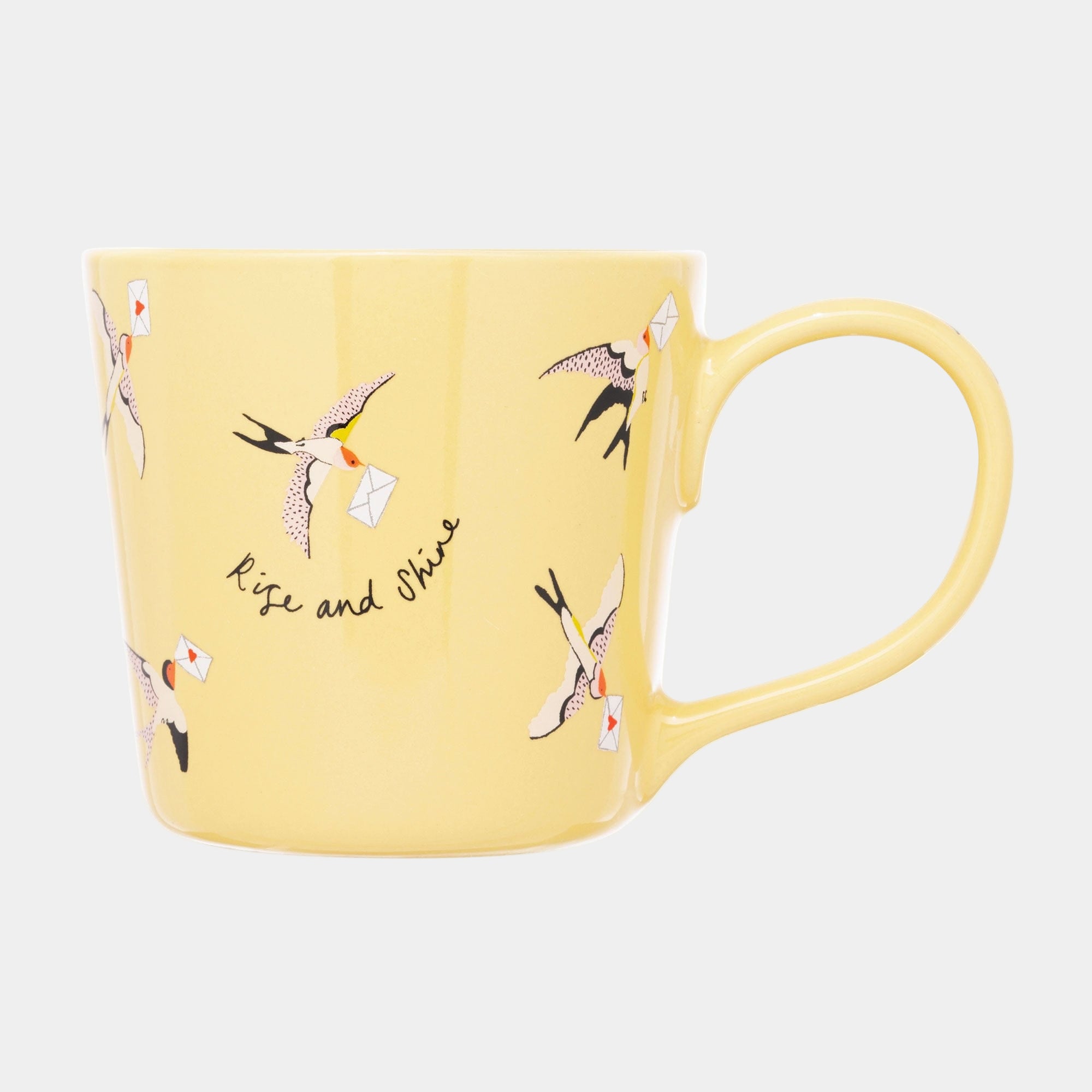Cath Kidston - Love Birds Yellow Dolly Mug