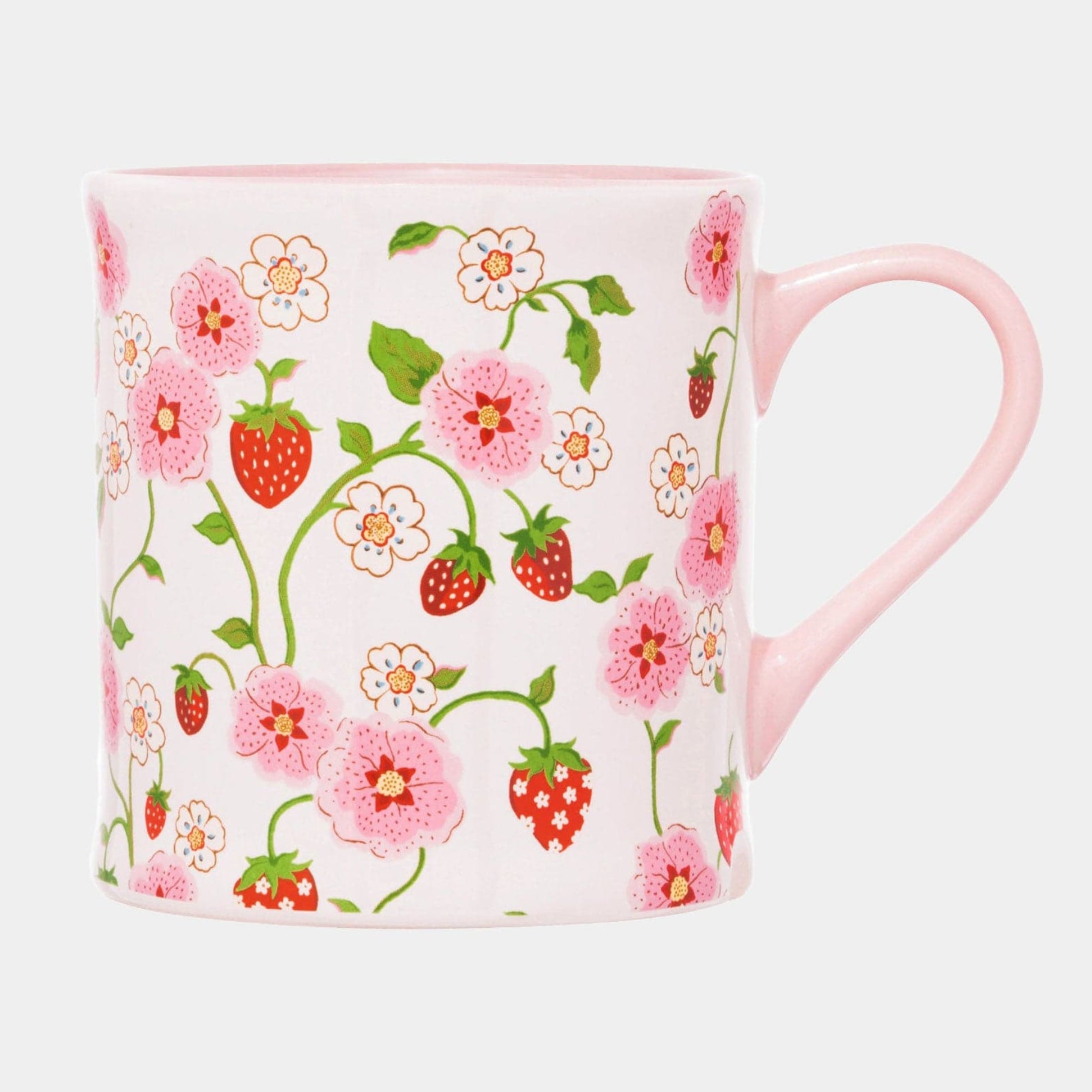 Cath Kidston Strawberry Cream - Mollie Mug, Set of 4
