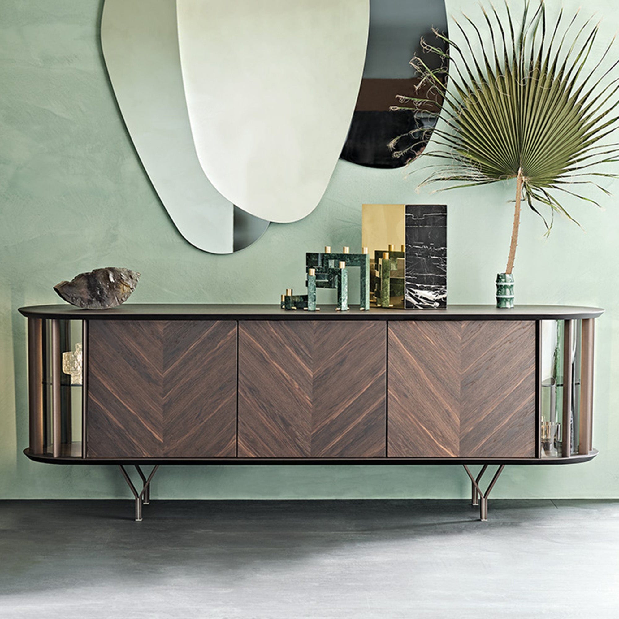 Cattelan Italia Costes - 3 Doors Sideboard, Wood