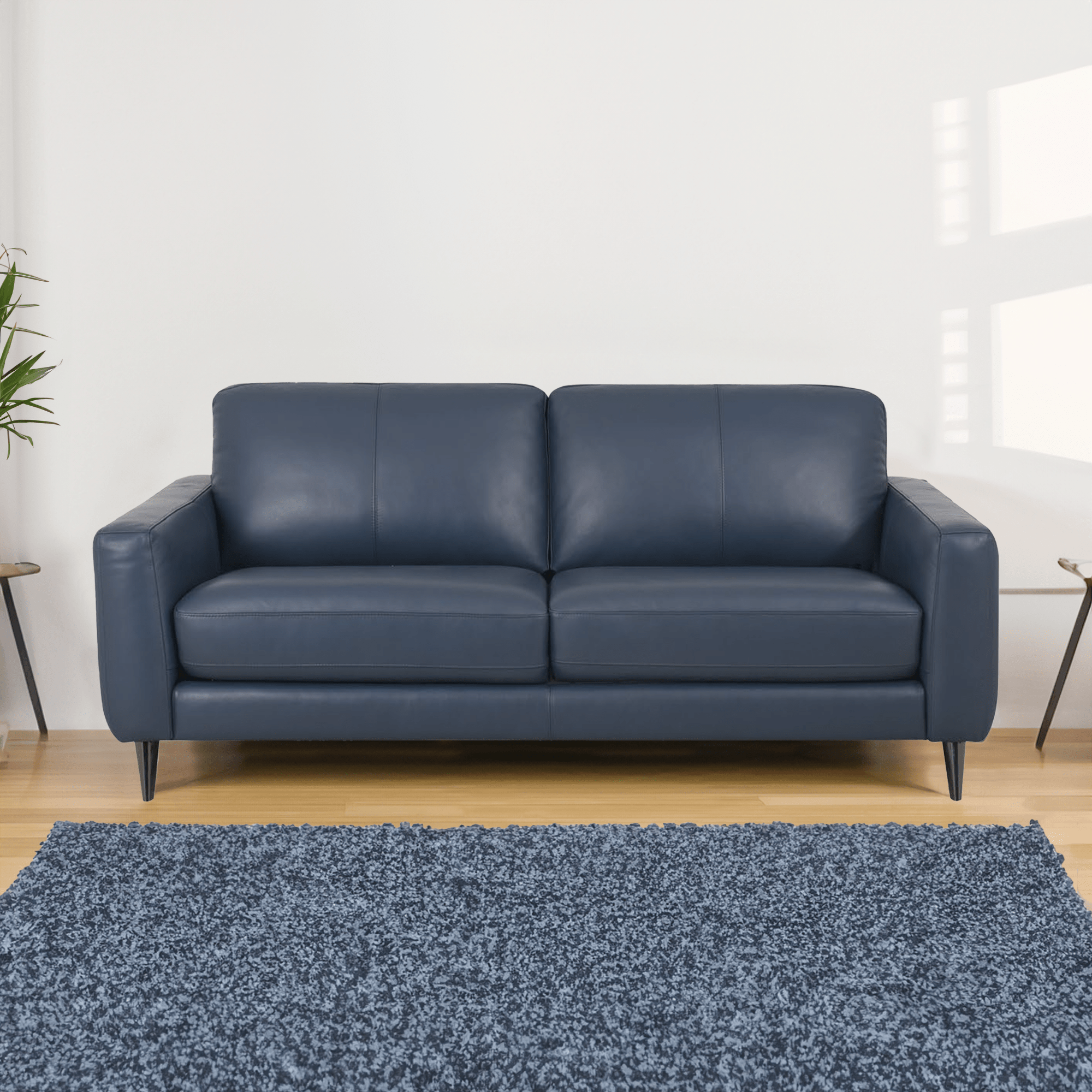 Volante - 2.5 Seat Sofa Bed With Foam Mattress In Leather