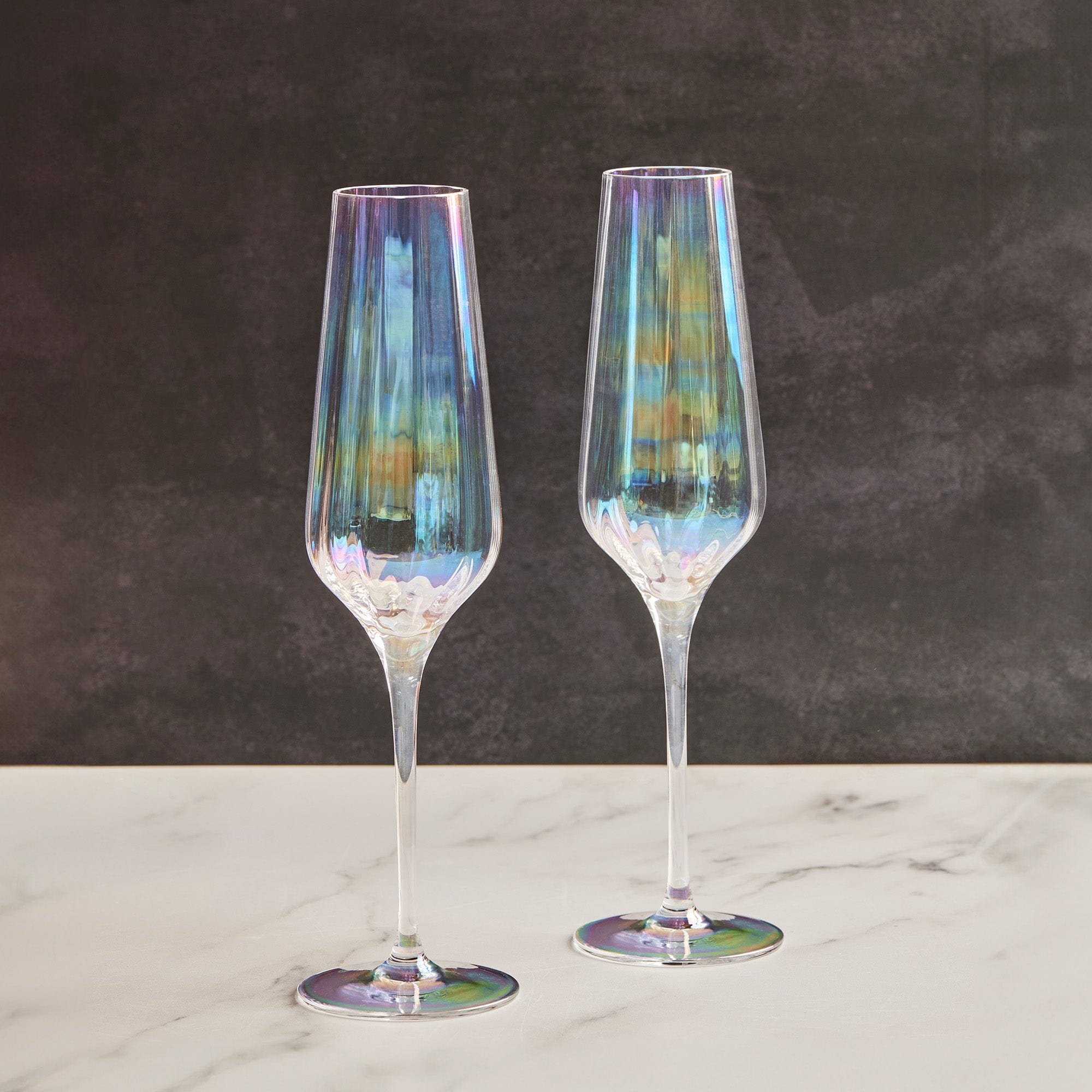 Anton Studio Designs Palazzo - Champagne Flutes, Set of 2