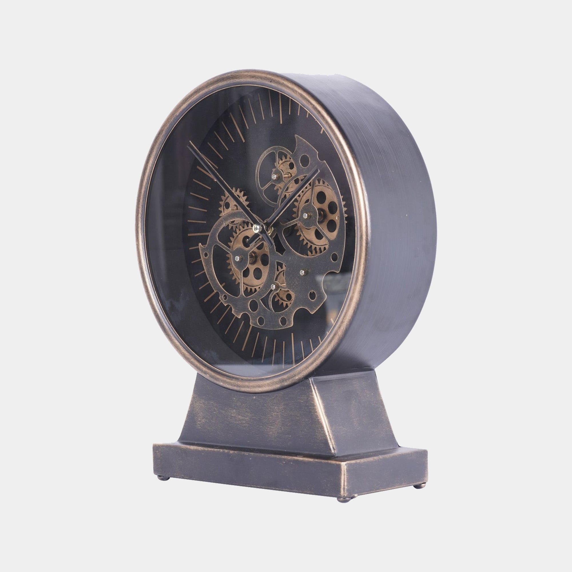 Palladium - Black & Gold Mantel Clock