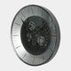 Palladium - Small Black Nickel Wall Clock